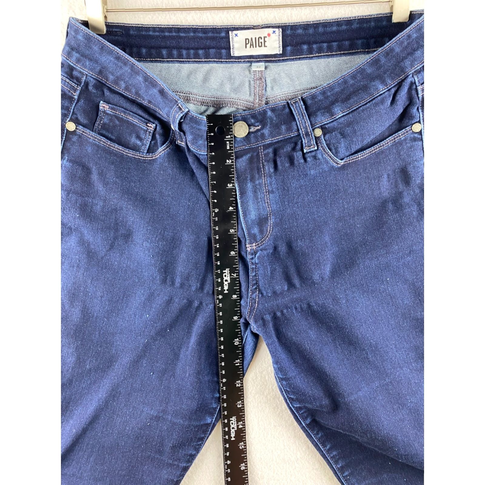 Paige Paige Verdugo Jeans Womens 32 Ankle Skinny Stretch Denim Blue Made in USA Size 24" / US 00 / IT 34 - 4 Thumbnail