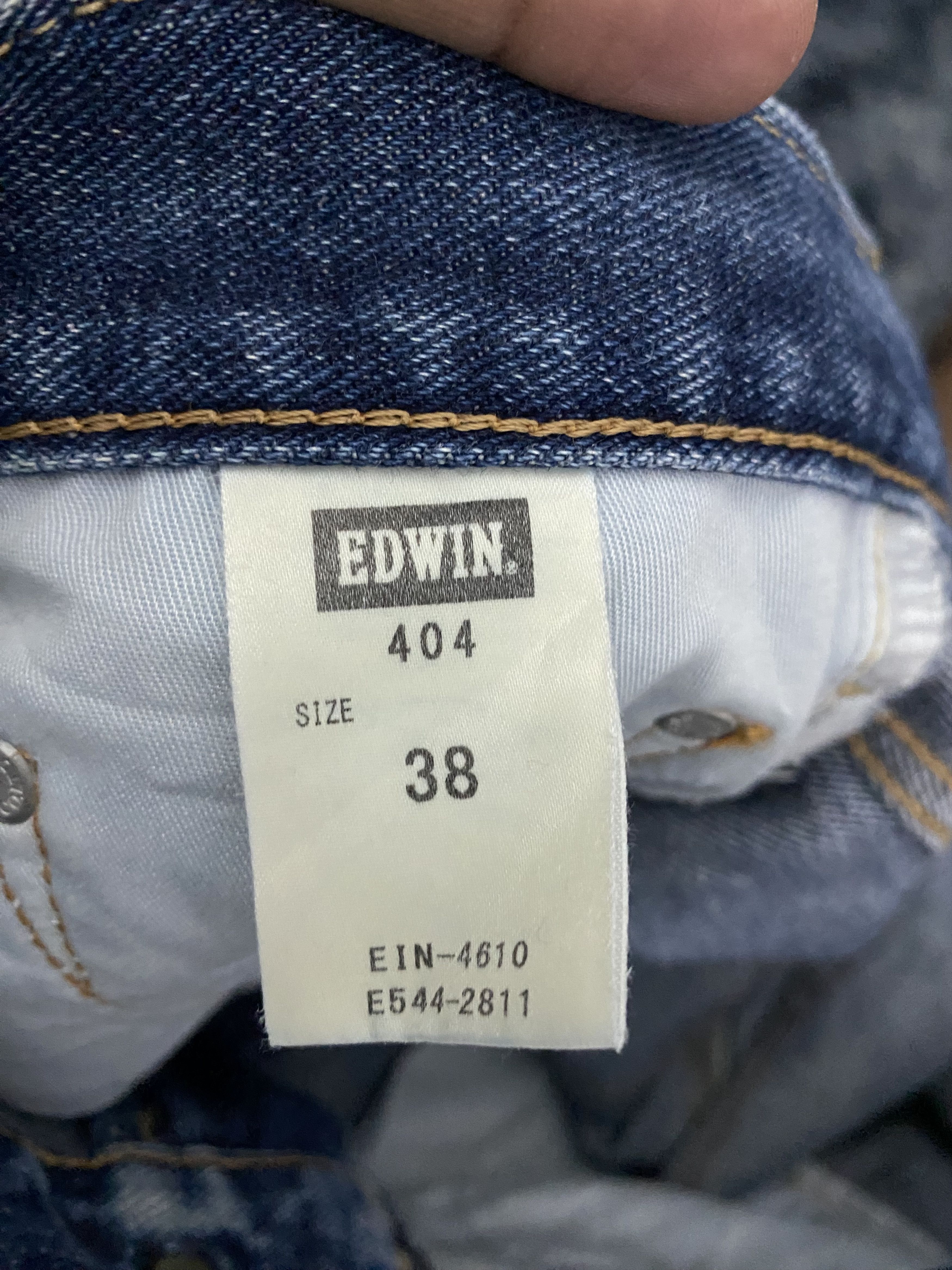 Edwin Edwin 404 MADE IN JAPAN International Basic Denim Jeans W38 Size US 40 / EU 56 - 12 Thumbnail