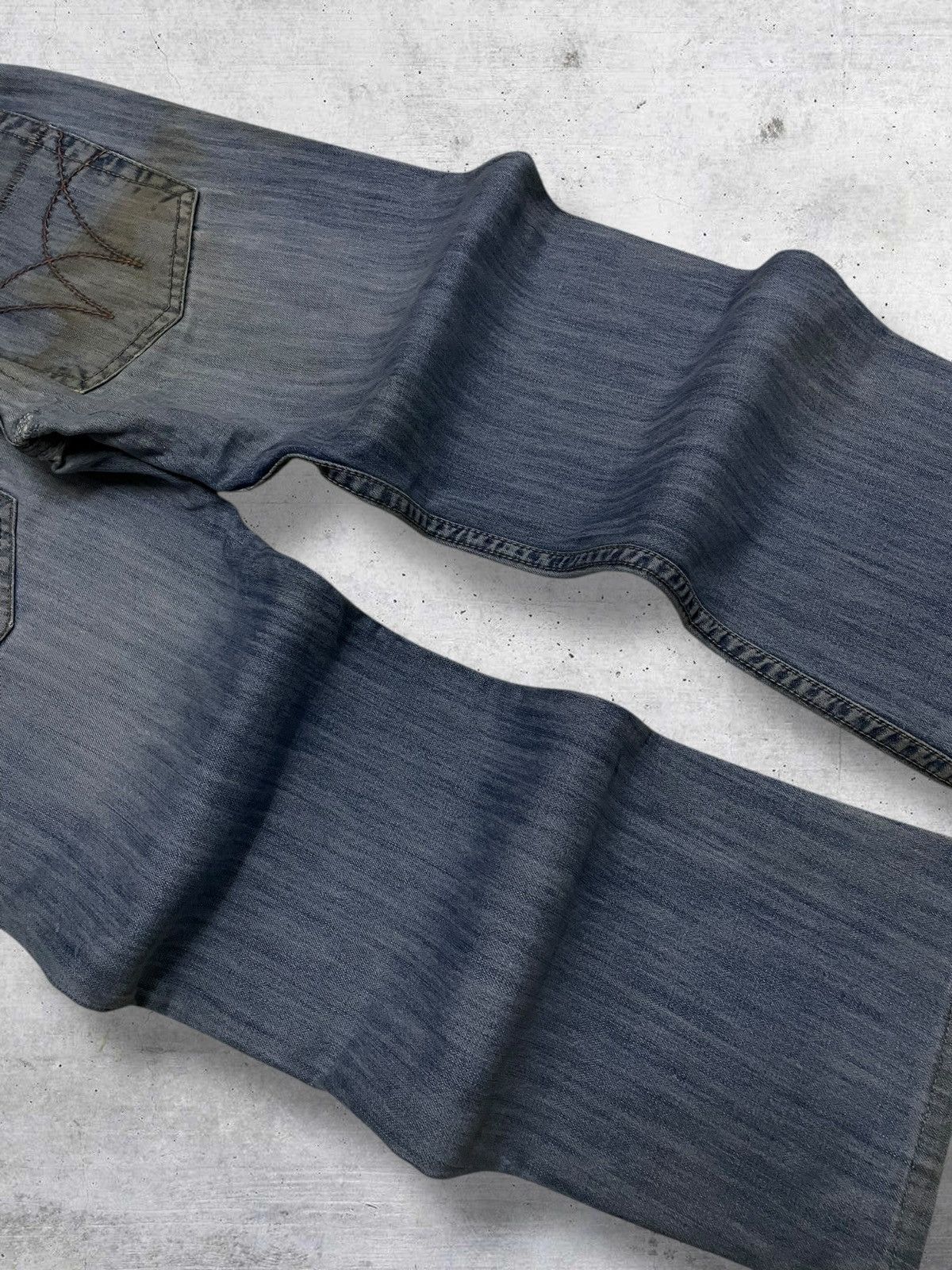 Japanese Brand VINTAGE TOUGH OG JAPAN CRAFTED RARE FIND SERIAL KILLER DENIM Size US 34 / EU 50 - 14 Thumbnail