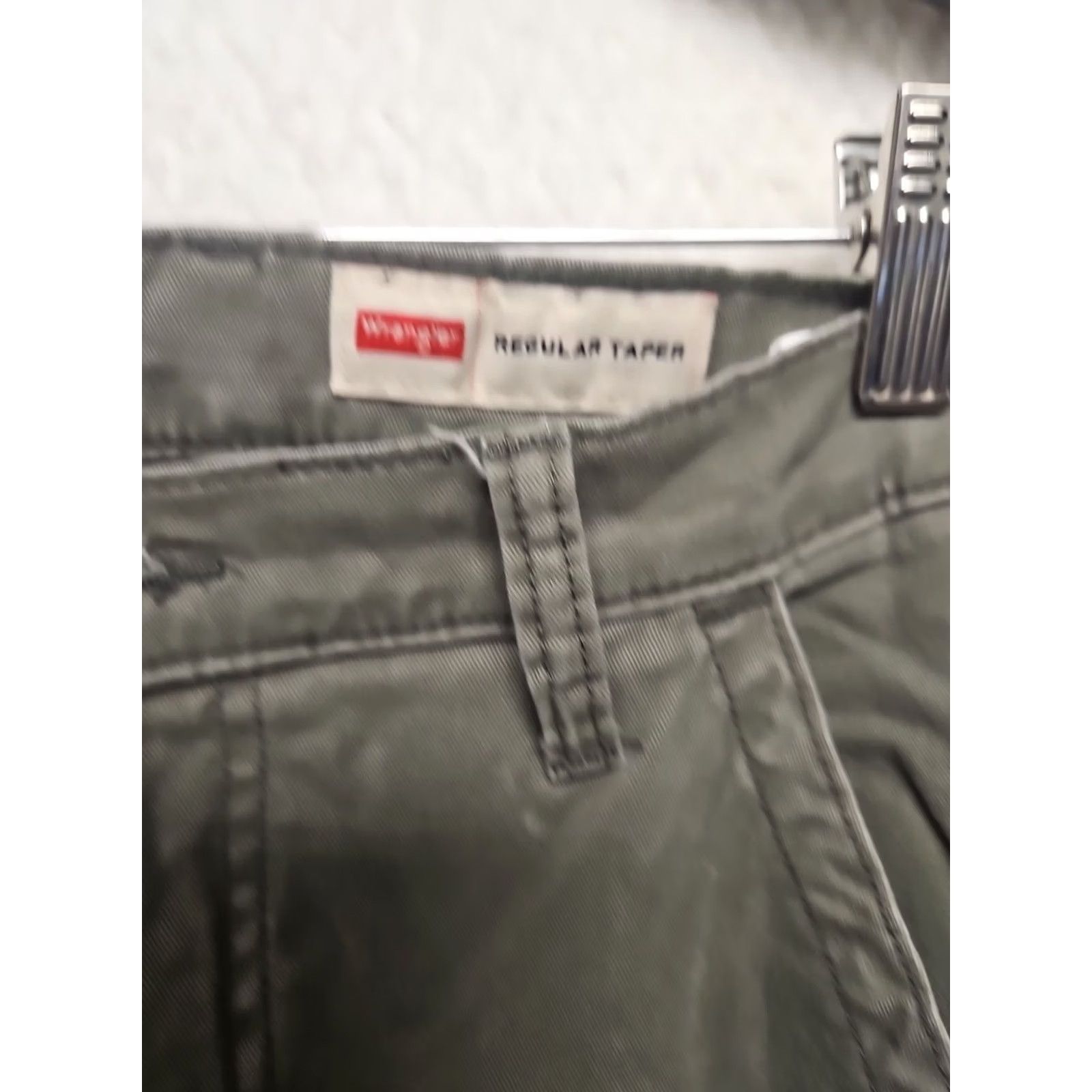 Wrangler Wrangler Cargo Pants Men Olive Green Slim Tapered Army Military Flat Front 30in Inseam 29in Pocket Cotton Twill Reserved Regular Size Type Pants Size US 30 / EU 46 - 4 Thumbnail