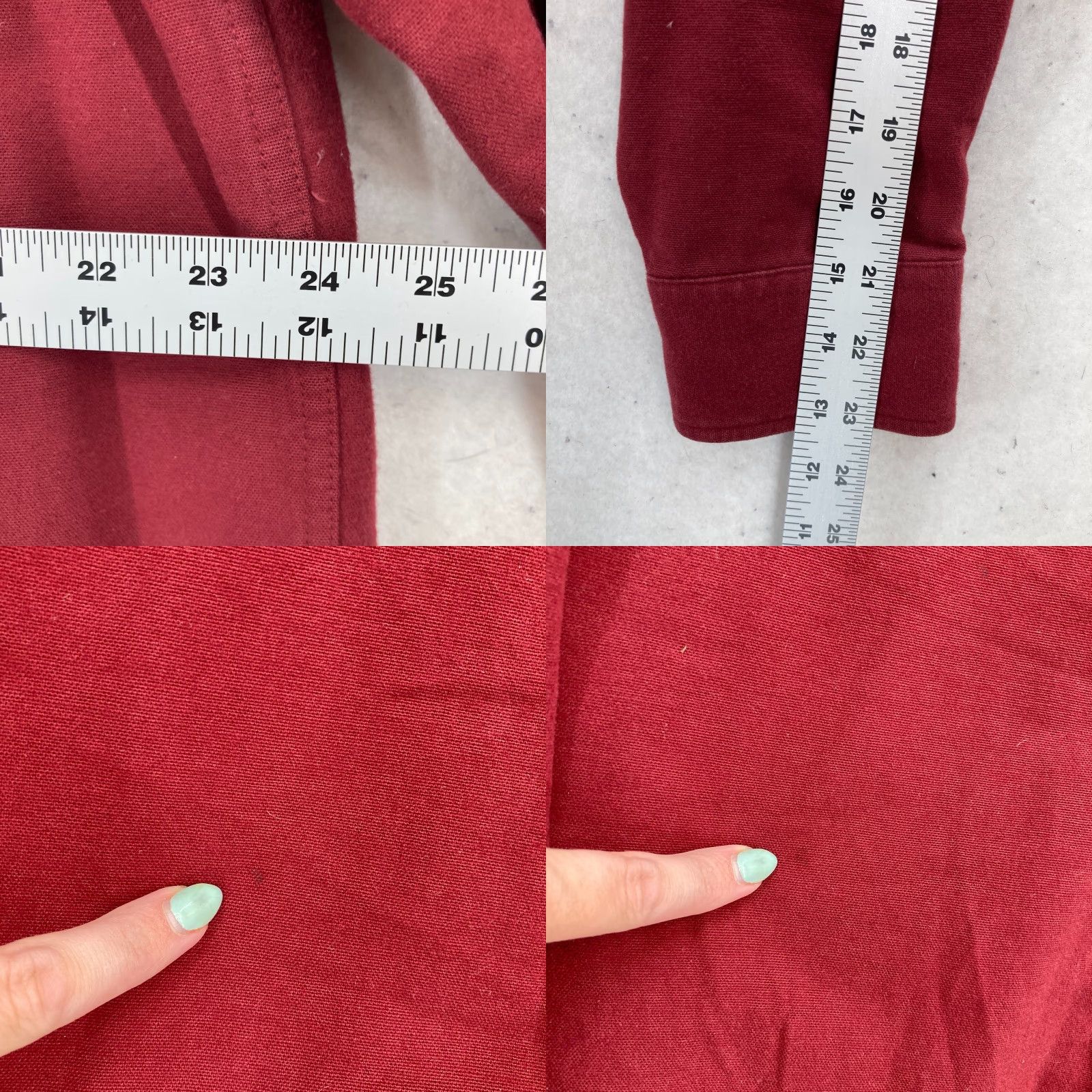 Vintage L.L. Bean Chamois Cloth Shirt Mens Large Red Flannel Pockets Long Sleeve Hiking Size US L / EU 52-54 / 3 - 8 Thumbnail