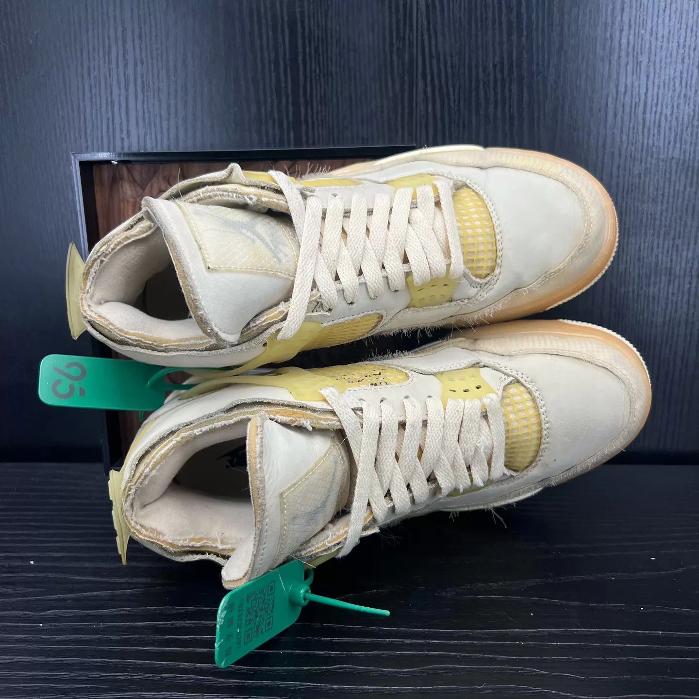 Nike Air Jordan 4 OW White Sail 42 Size US 10 / EU 43 - 2 Thumbnail