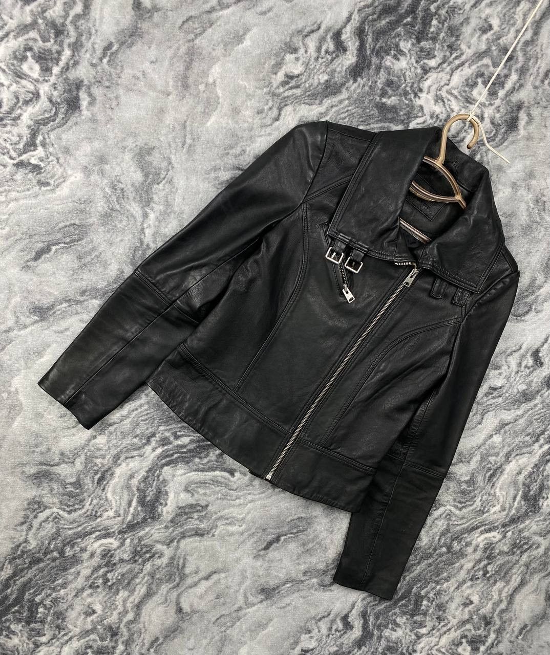 Allsaints All Saints Leather Biker Jacket Size S / US 4 / IT 40 - 1 Thumbnail