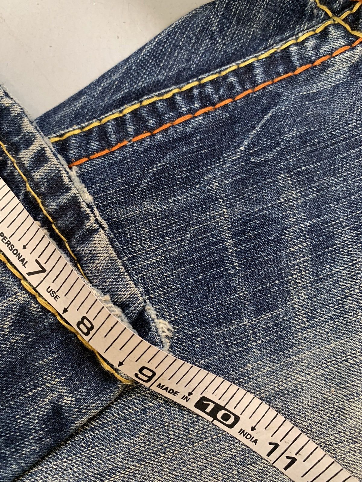 Japanese Brand Vintage Evisu inspired denim Size US 34 / EU 50 - 14 Thumbnail