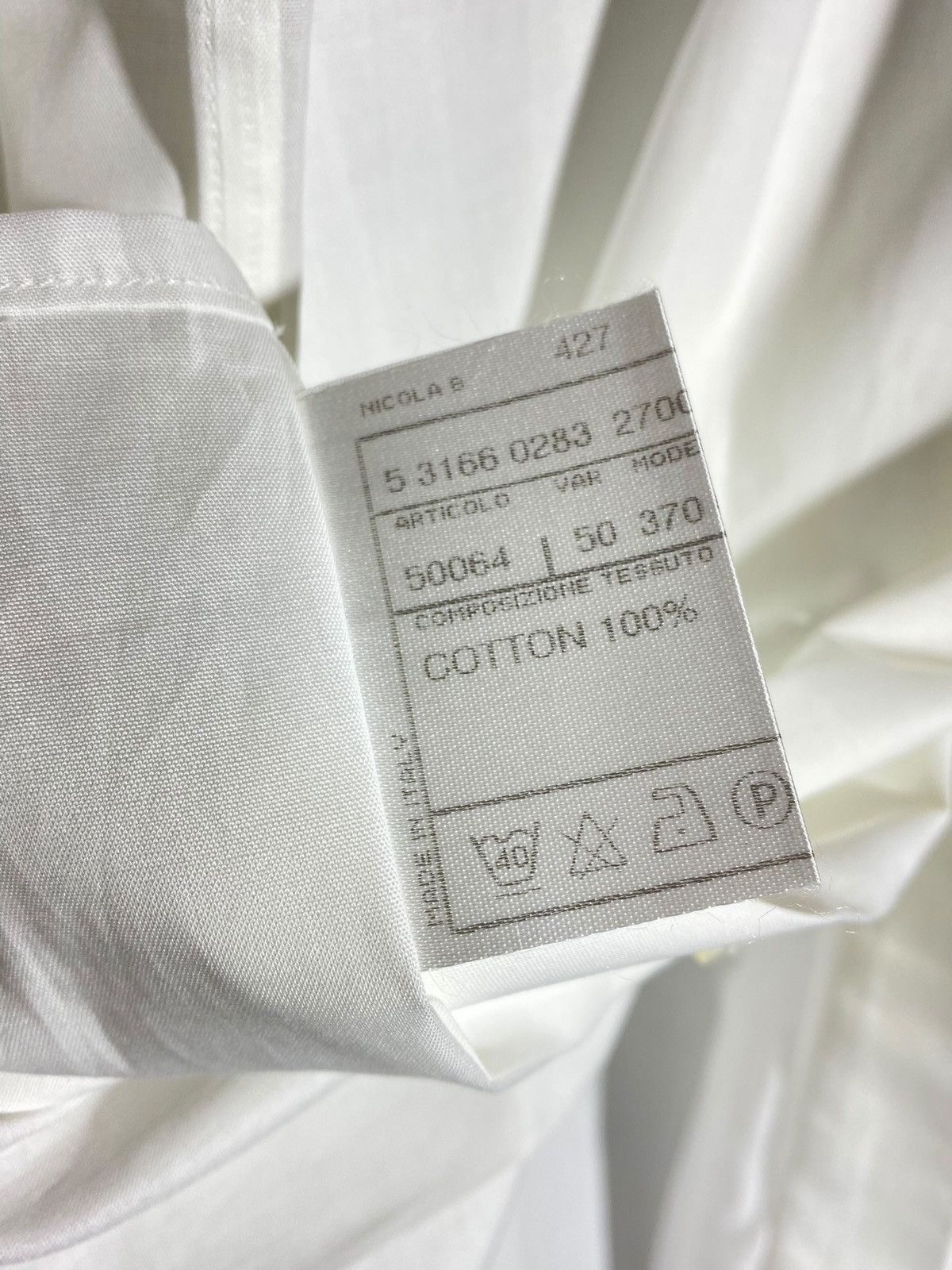 Pal Zileri Pal Zileri Gruppo Foral New Cotton Shirt Ribbed Details Size US L / EU 52-54 / 3 - 24 Thumbnail