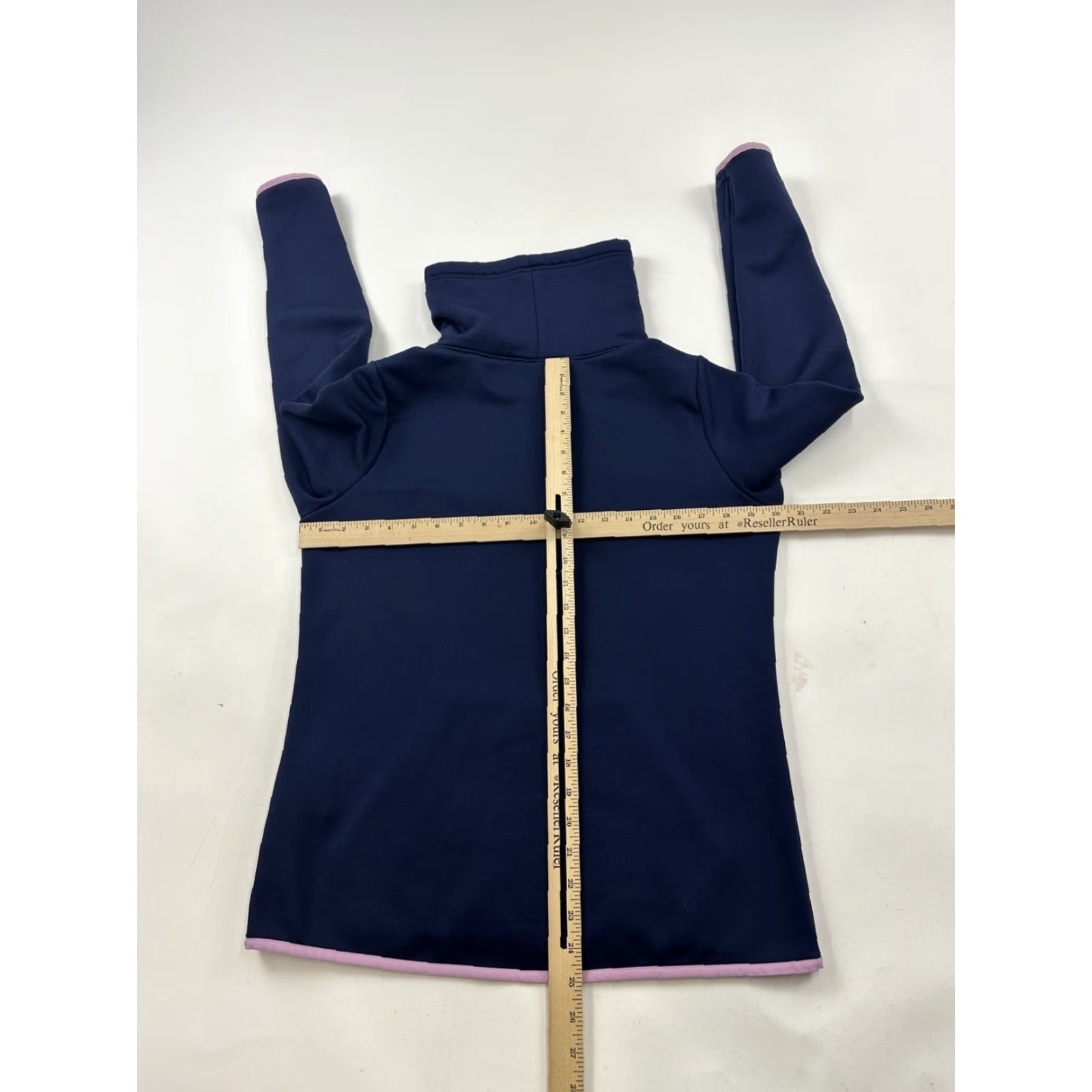 Under Armour Under Armour Sweatshirt Womens Small Blue Funnel Neck Loose Fit Pullover Ladies Size S / US 4 / IT 40 - 5 Thumbnail