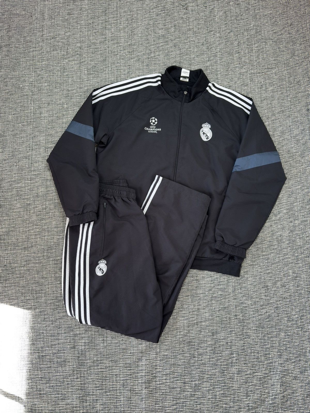 Adidas Adidas x Real Madrid soccer tracksuit set rare baggy drill Size US XL / EU 56 / 4 - 1 Thumbnail