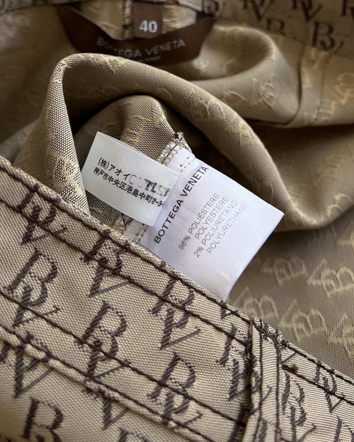 Bottega Veneta BOTTEGA VENETA MONOGRAM TROUSERS Size 26" / US 2 / IT 38 - 11 Thumbnail