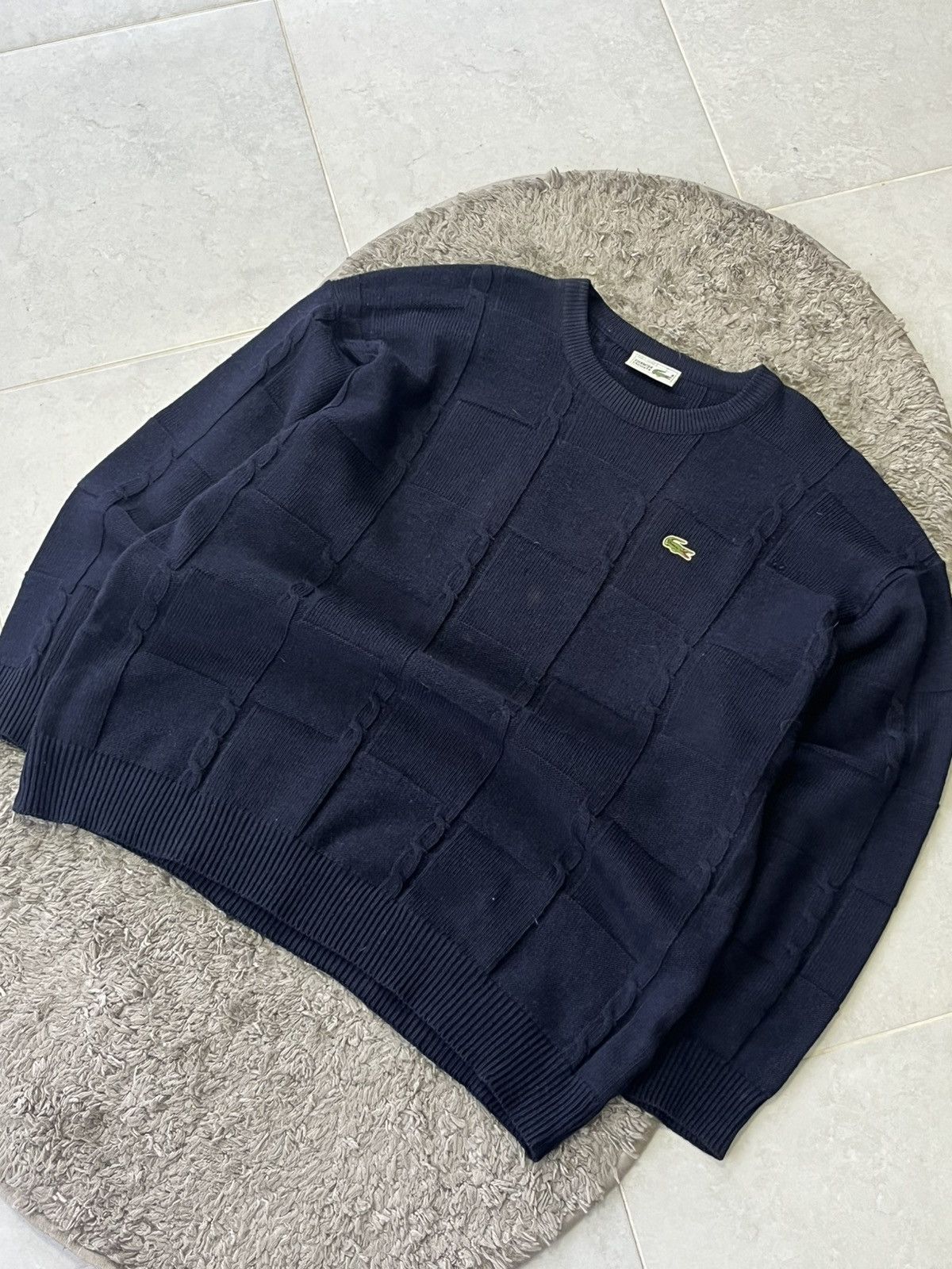 Lacoste Vintage Luxury Knitwear Lacoste MADE IN FRANCE 🇫🇷 Size US XL / EU 56 / 4 - 2 Thumbnail