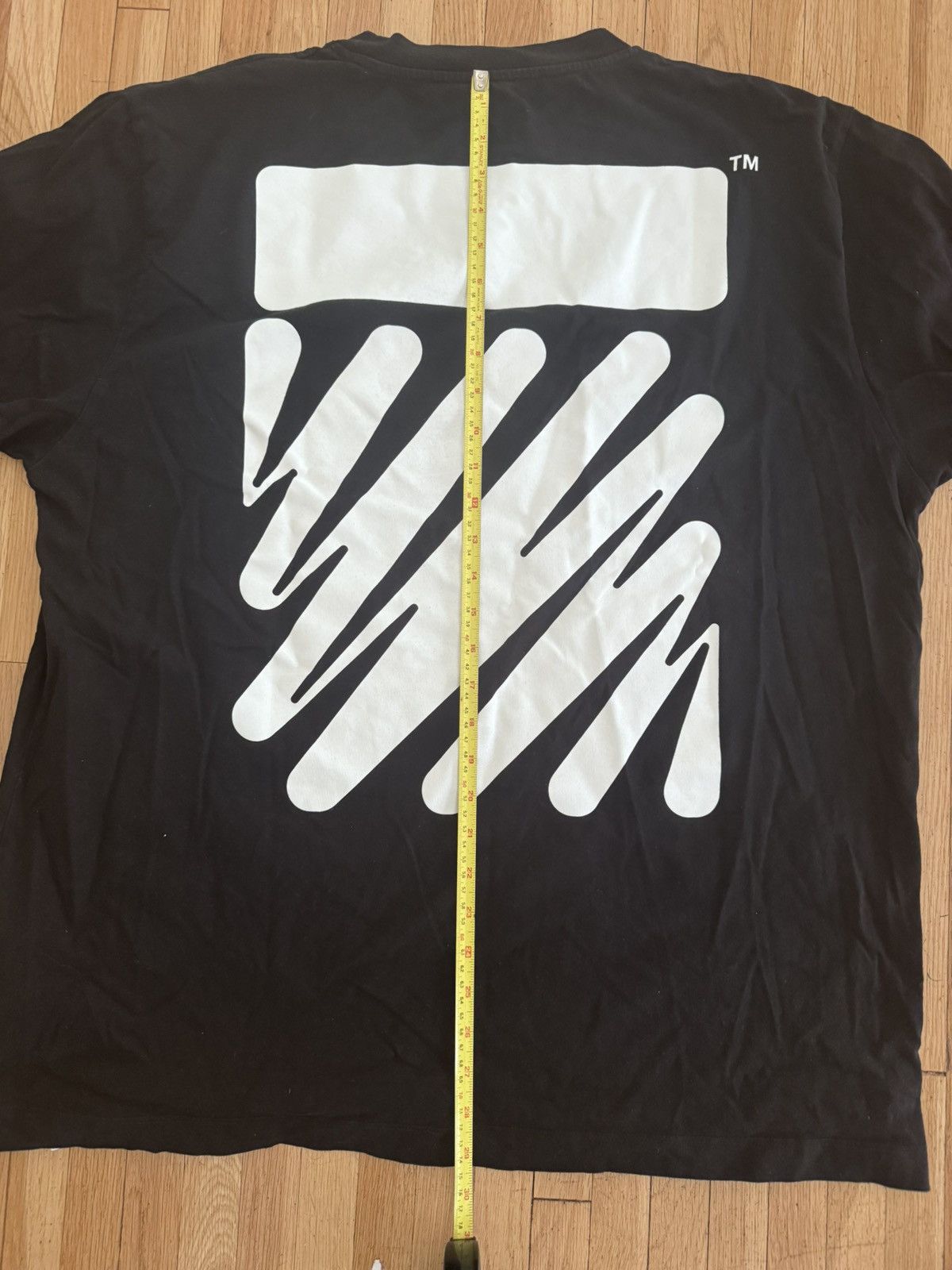Off-White Off White Wave Diag Tee Size US XXL / EU 58 / 5 - 9 Thumbnail