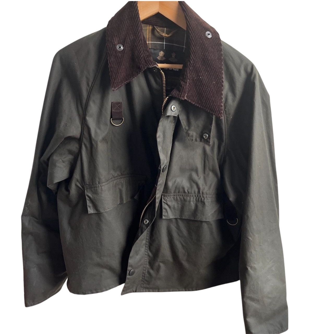 Barbour genoa waxed cotton jacket best sale