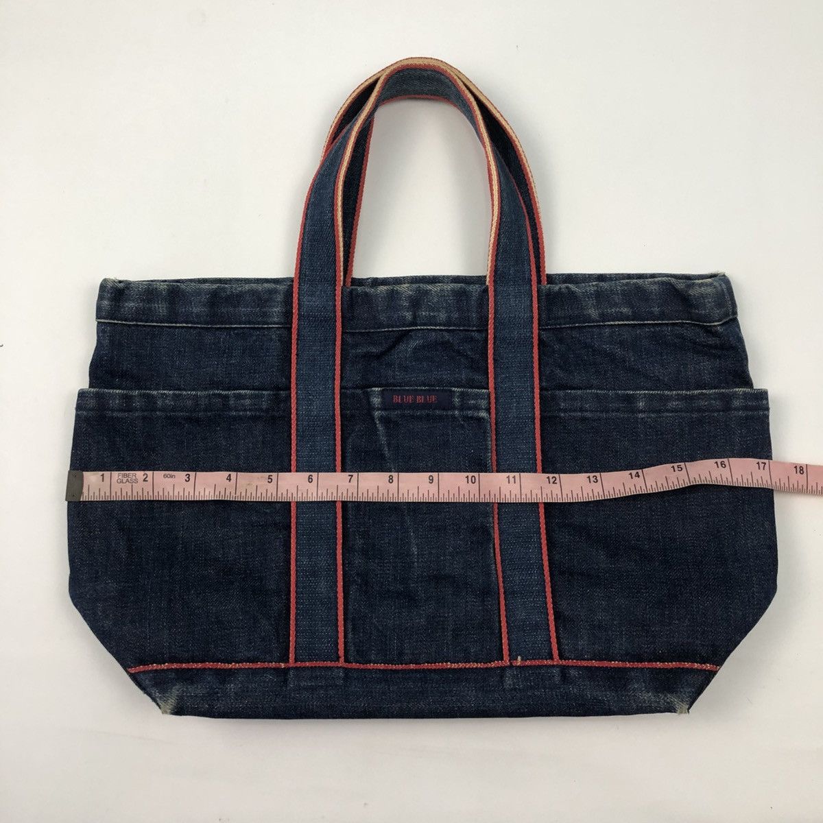 Blue Blue Japan BLUE BLUE DENIM CANVAS TOTE BAG Size ONE SIZE - 11 Thumbnail