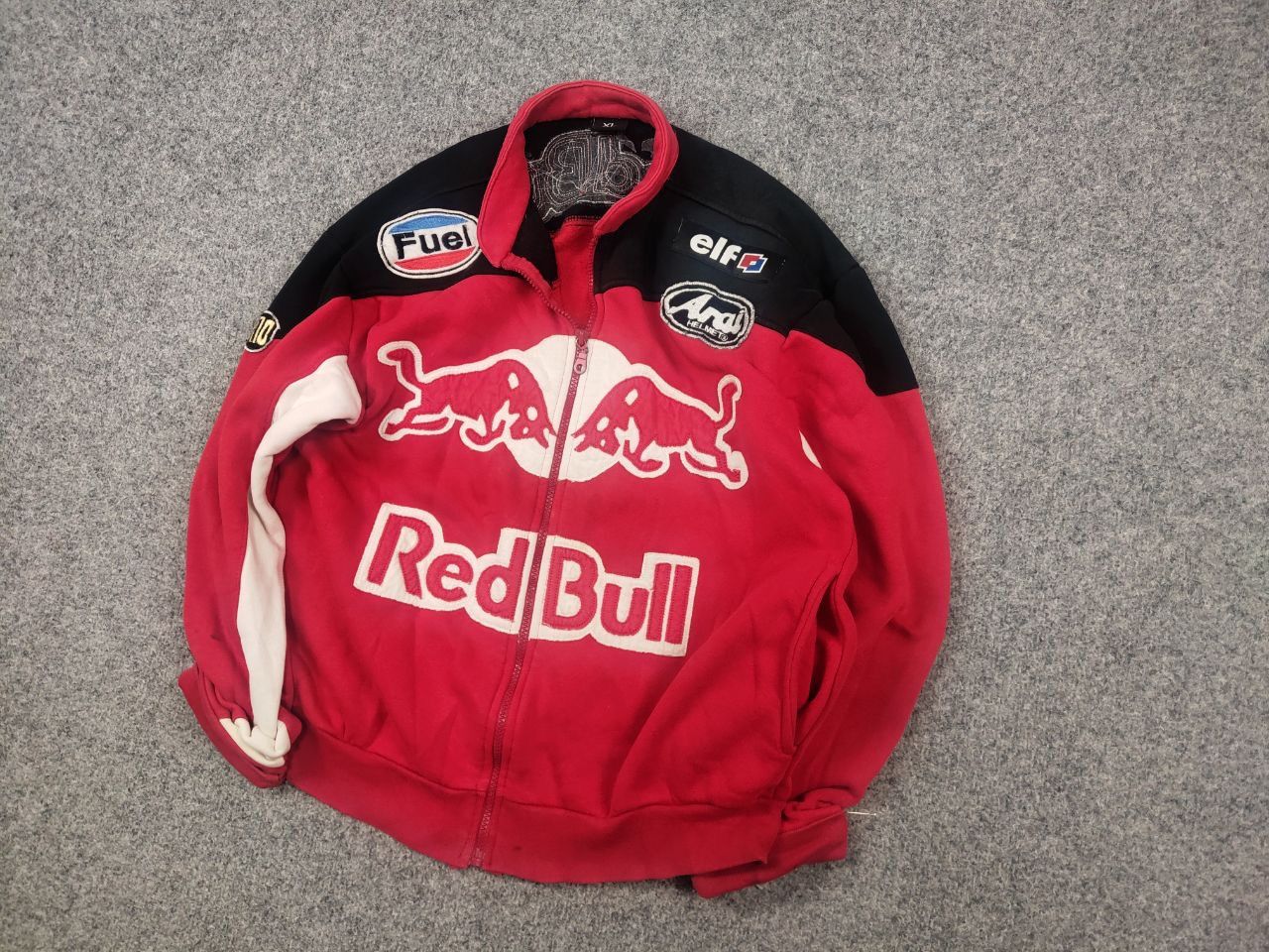 Red Bull Vintage Red Bull Fuel Arai Engine Zip Racing Sweatshirt Y2K Size US M / EU 48-50 / 2 - 3 Thumbnail