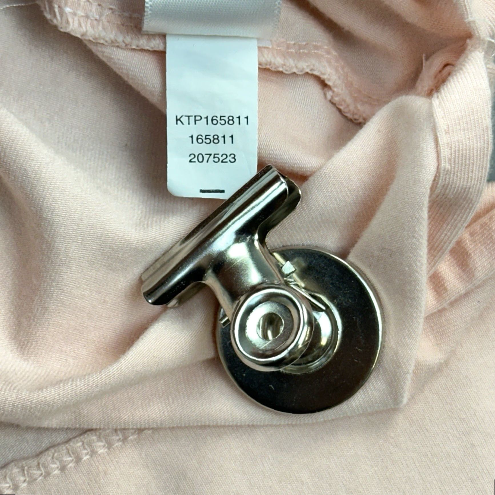 J. Jill J Jill Shirt Women's Small Pale Pink Luxe Supima Ballet Sleeve Tunic Size S / US 4 / IT 40 - 6 Thumbnail