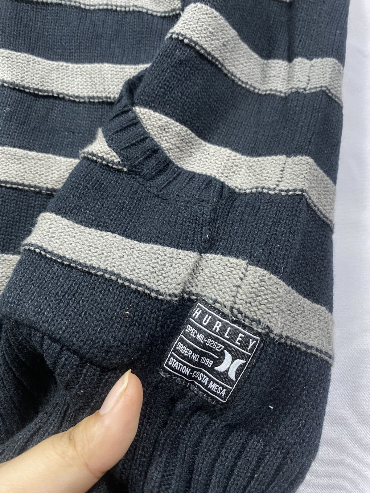 20471120 Japanese Hurley Stripe Zip Hoodie lgb style Size US M / EU 48-50 / 2 - 4 Thumbnail