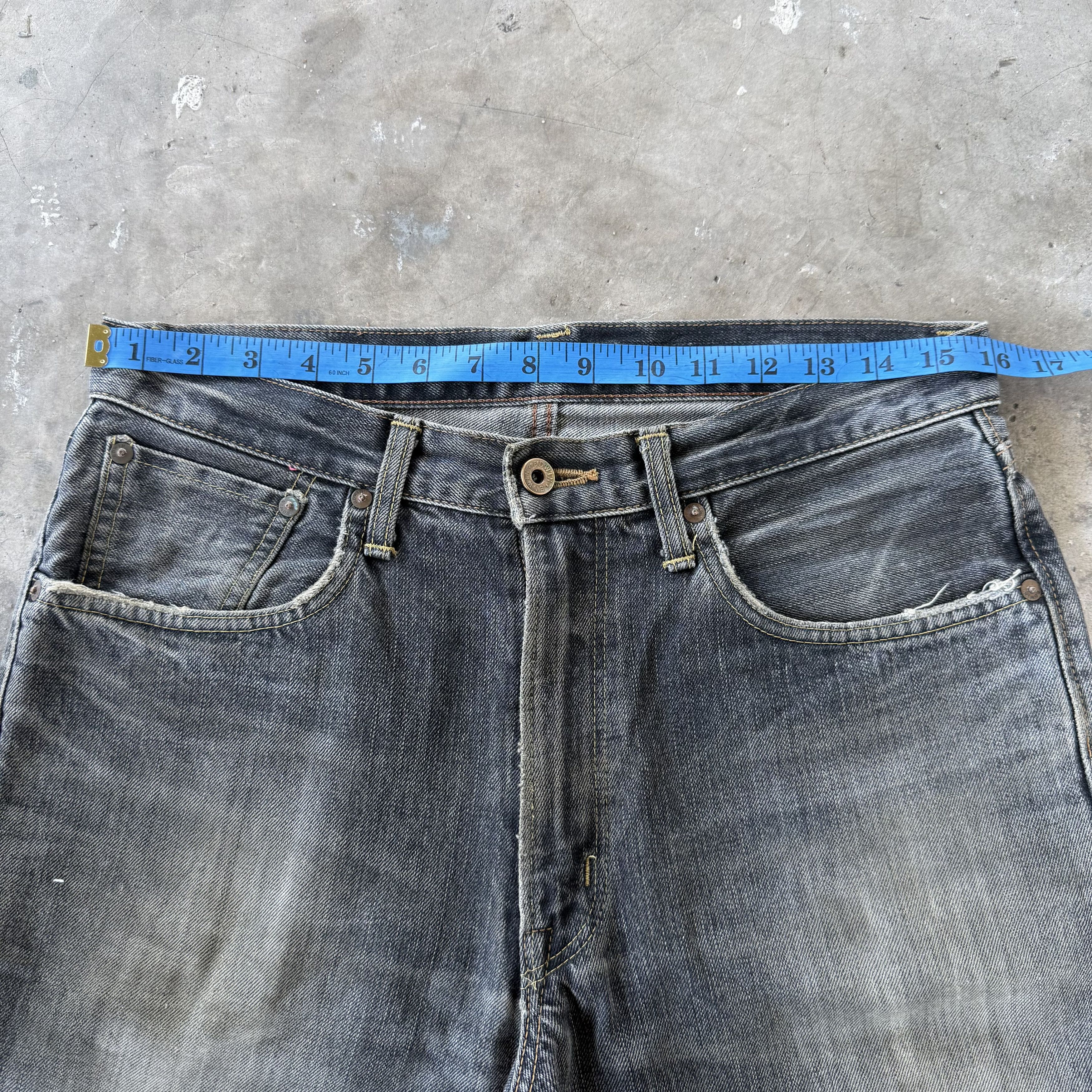 Edwin Vintage Edwin Orange Tag Black Denim Size US 32 / EU 48 - 7 Thumbnail