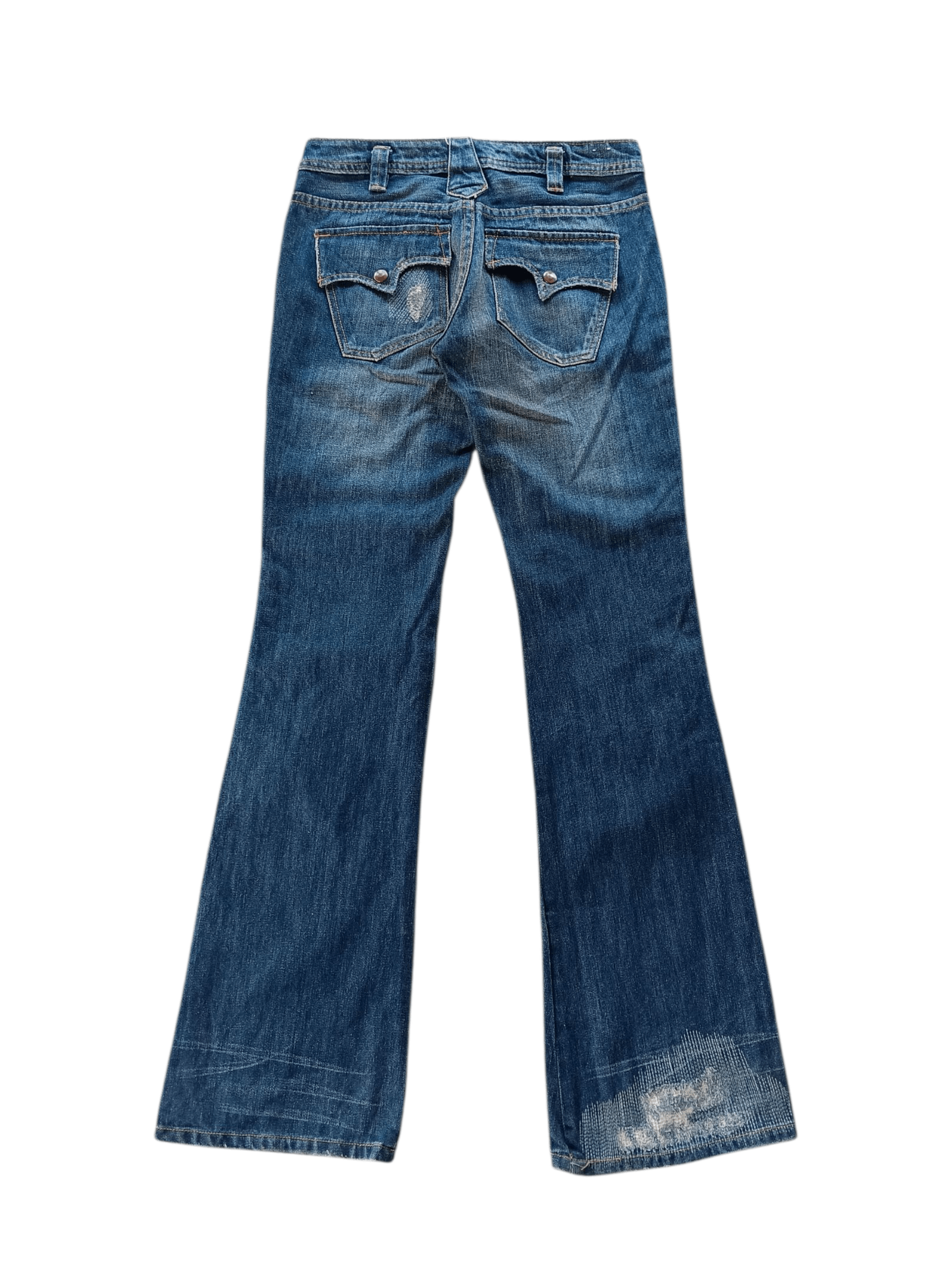 Vintage Big train boro stich flared low rise vintage jeans Size US 28 / EU 44 - 11 Thumbnail