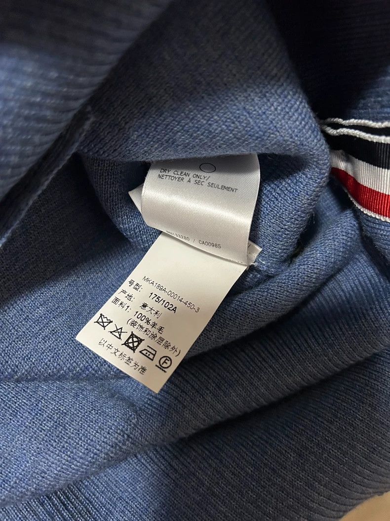 Thom Browne Thom Browne size3 Blue knitted sweater Size US L / EU 52-54 / 3 - 4 Thumbnail
