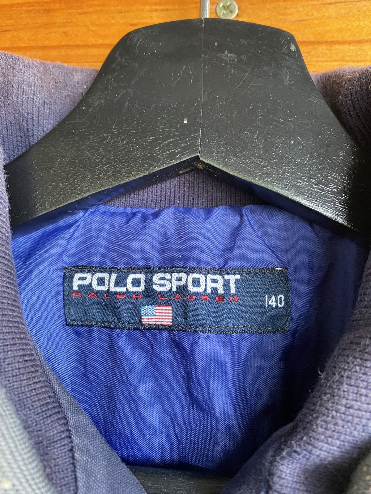 Polo Ralph Lauren Polo Sport Ralph Lauren Navy Zip Jacket – 1990s Sportswear Size US XS / EU 42 / 0 - 8 Thumbnail