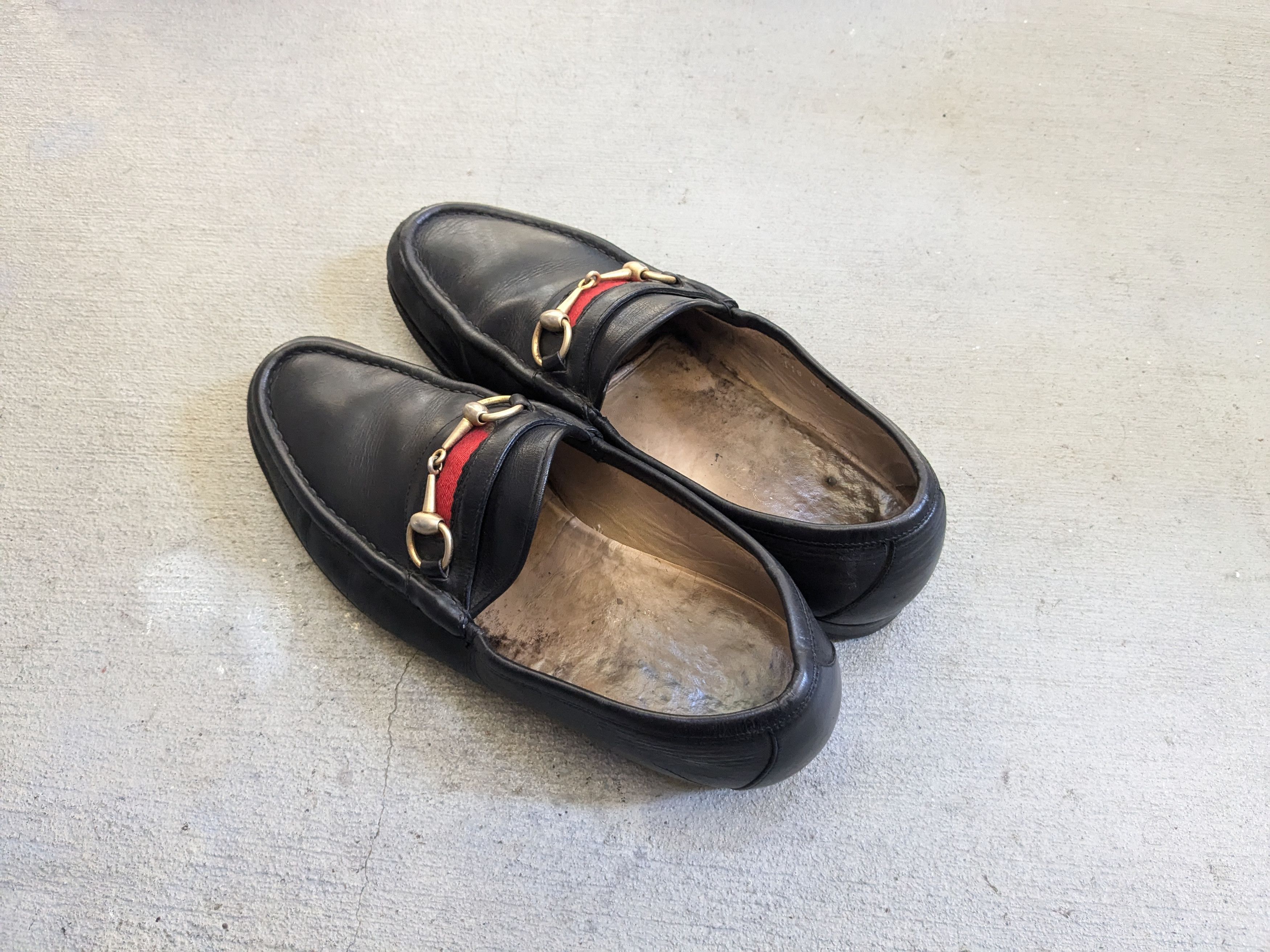 Gucci Gucci Jordaan Horsebit Loafers Black 10 Leather Mules Size US 10 / EU 43 - 14 Thumbnail