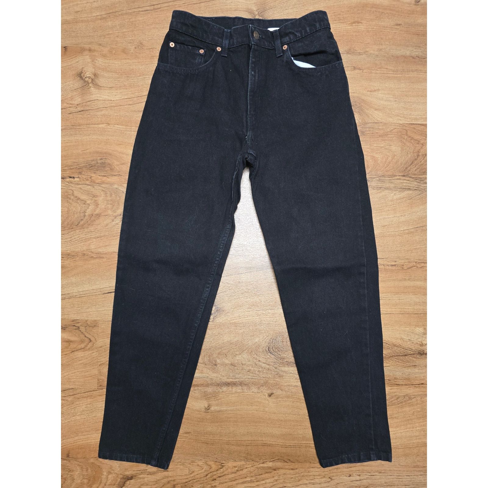 Levi's Vintage Levis 501 Jeans 9 Short Black Relax Fit Tapered Leg Size US 28 / EU 44 - 1 Thumbnail
