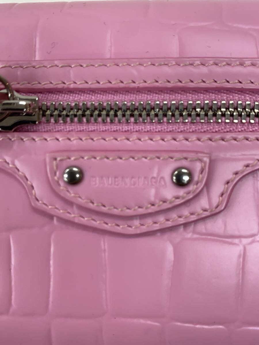 Balenciaga Balenciaga Tri-Fold Wallet Pink Size ONE SIZE - 3 Thumbnail