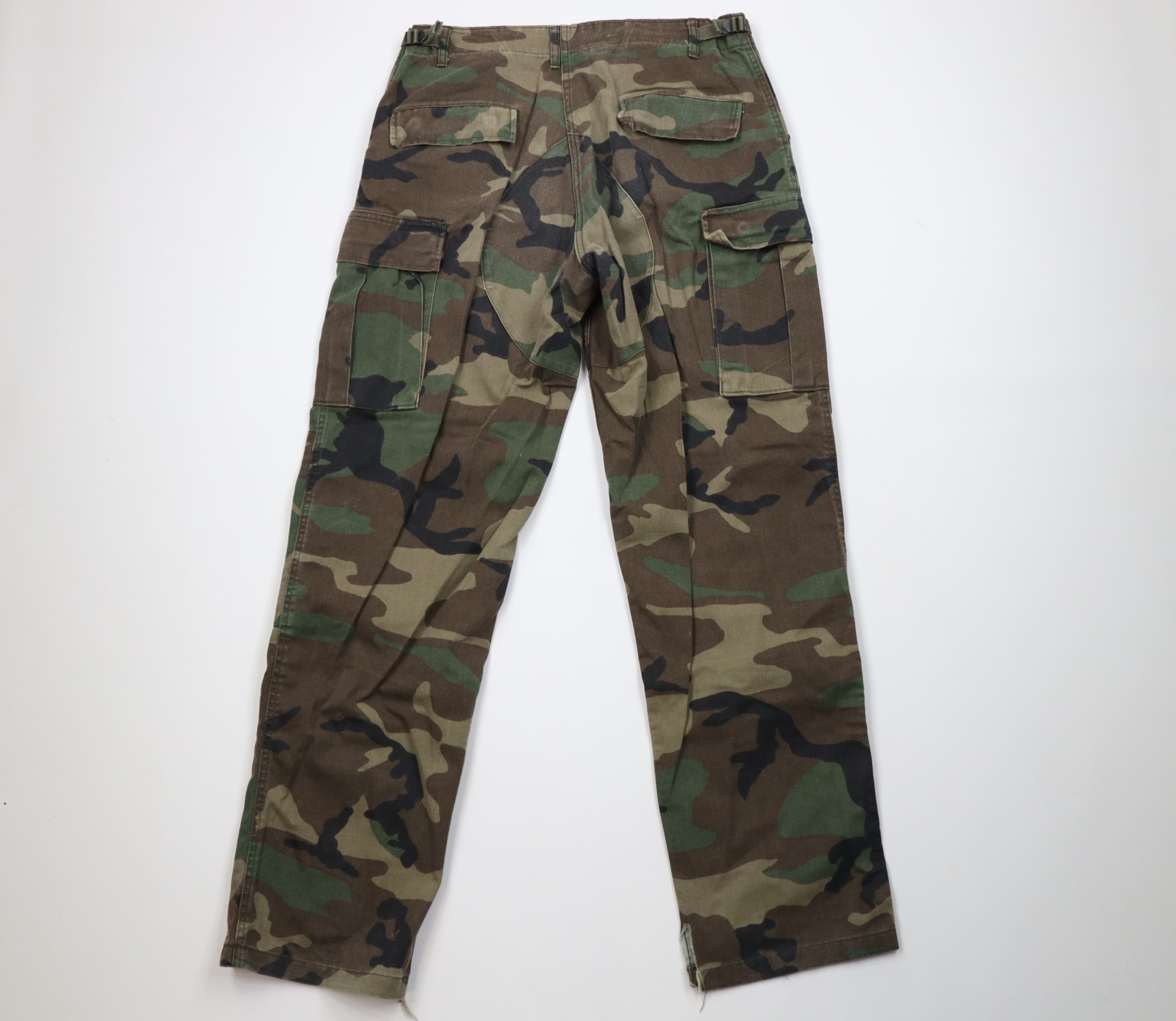 Vintage Vintage Y2K 2001 USGI Camouflage Combat Cargo Pants USA Size US 34 / EU 50 - 10 Thumbnail