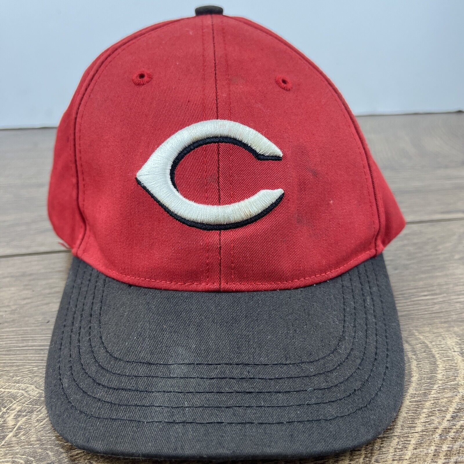 Other Cincinnati Reds Hat Twins Enterprise Red Hat Adjustable Yout Size ONE SIZE - 4 Thumbnail