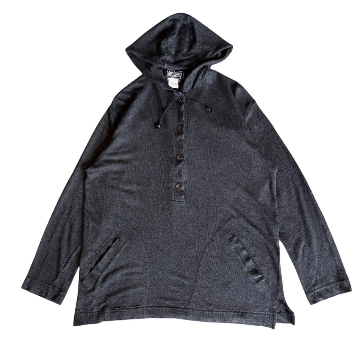Max Mara Weekend Line Hoodie Half Button Plain