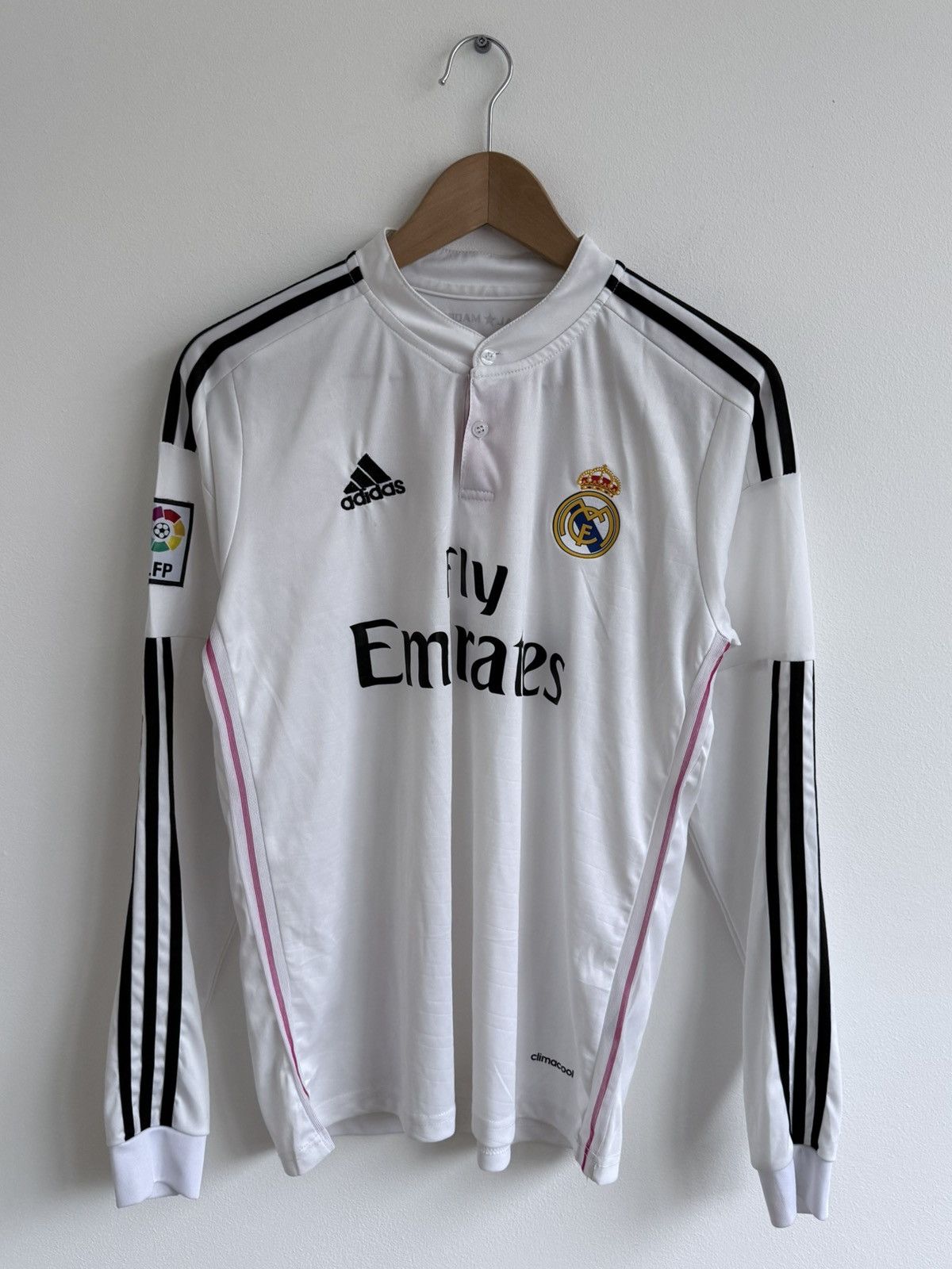 Adidas Real Madrid 2014 2015 Adidas Home Long Sleeve Jersey Size S Size US S / EU 44-46 / 1 - 1 Thumbnail