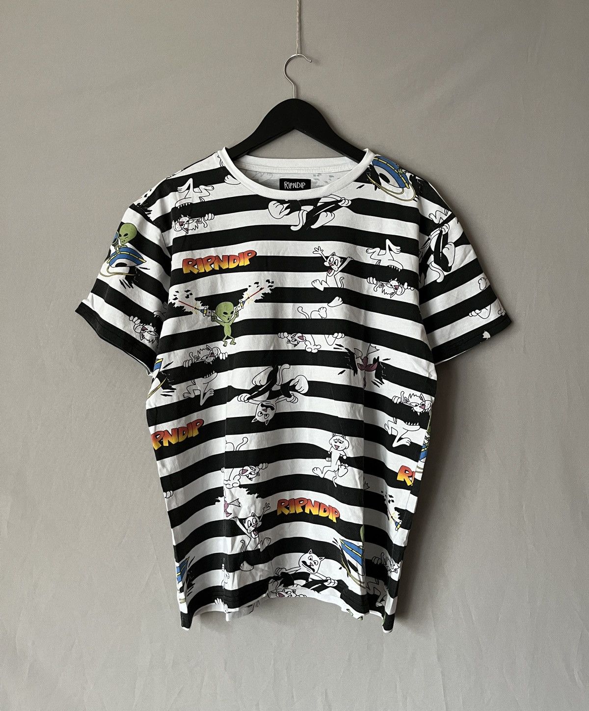RIPNDIP RipnDip Nerm and Alien Full Printed T-shirt Size US L / EU 52-54 / 3 - 1 Thumbnail