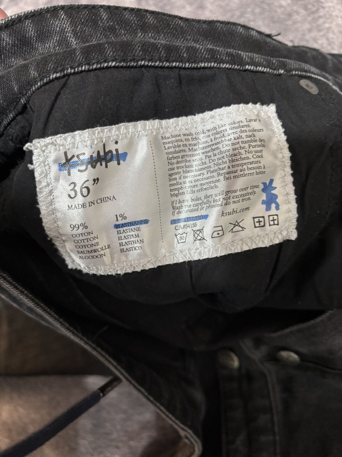 Ksubi Van Winkle Black Dynamite Trash Ksubi Jeans Size US 36 / EU 52 - 5 Thumbnail