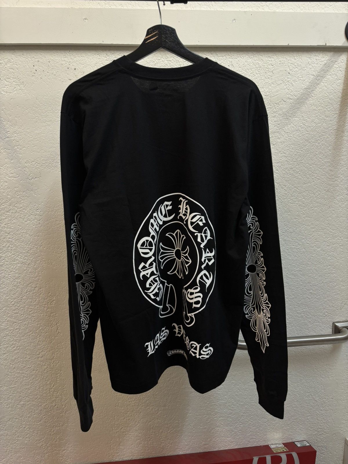 Chrome Hearts Crazy Faded Vintage 90s Chrome Hearts Floral LS Tee