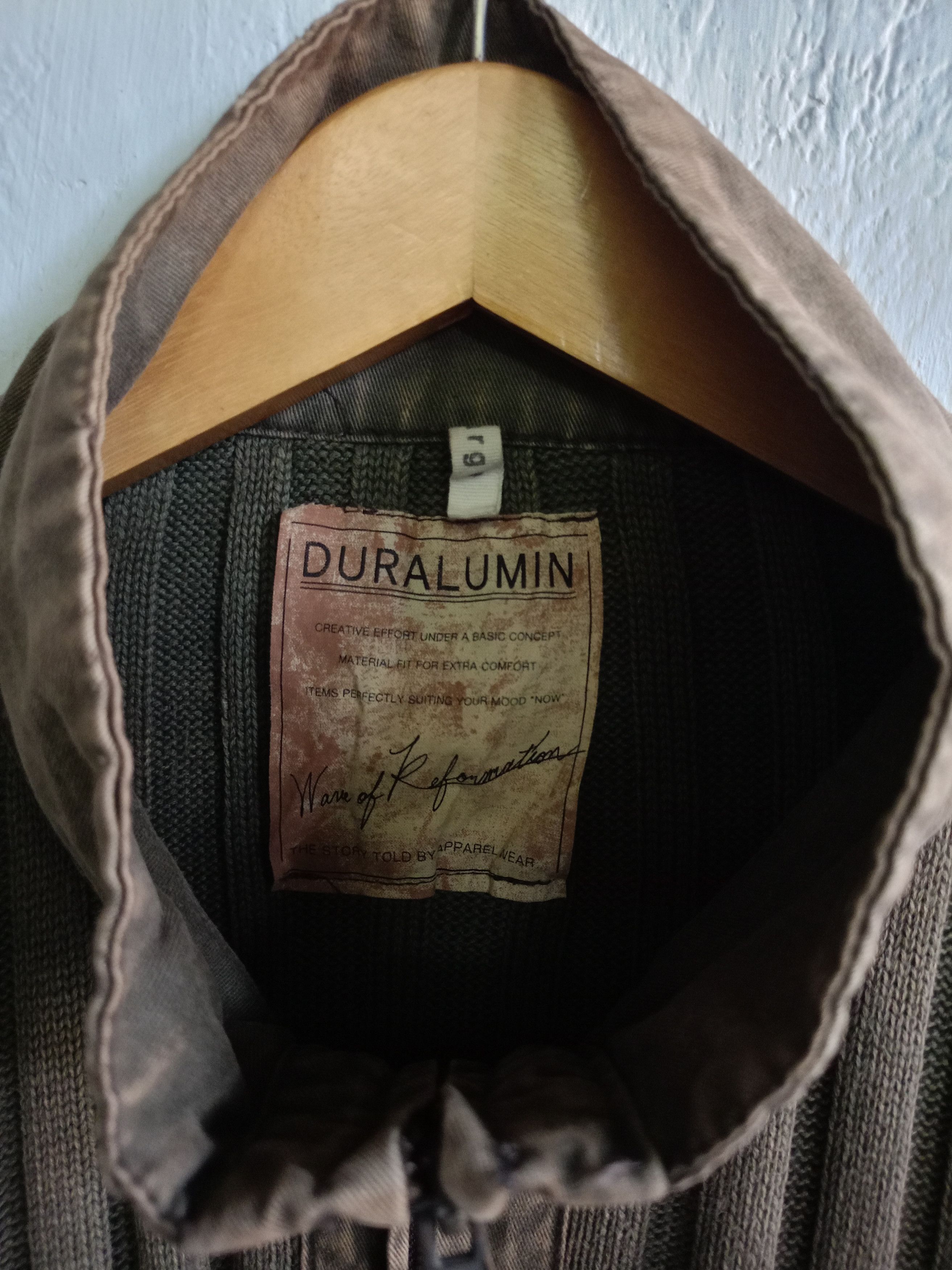 Japanese Brand Duralumin 3D pocket knit Zip sweater,style ifsixwasnine Lgb Size US L / EU 52-54 / 3 - 5 Thumbnail