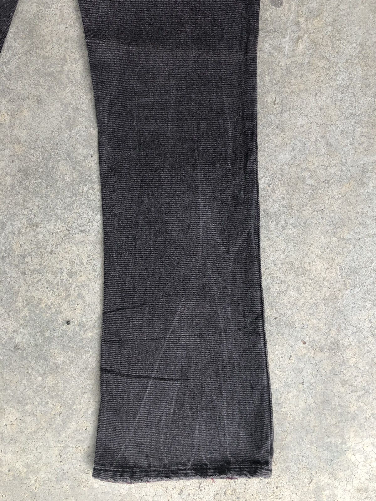 If Six Was Nine Flared Male Bootcut Jeans Distessed Denim Size US 31 - 12 Thumbnail