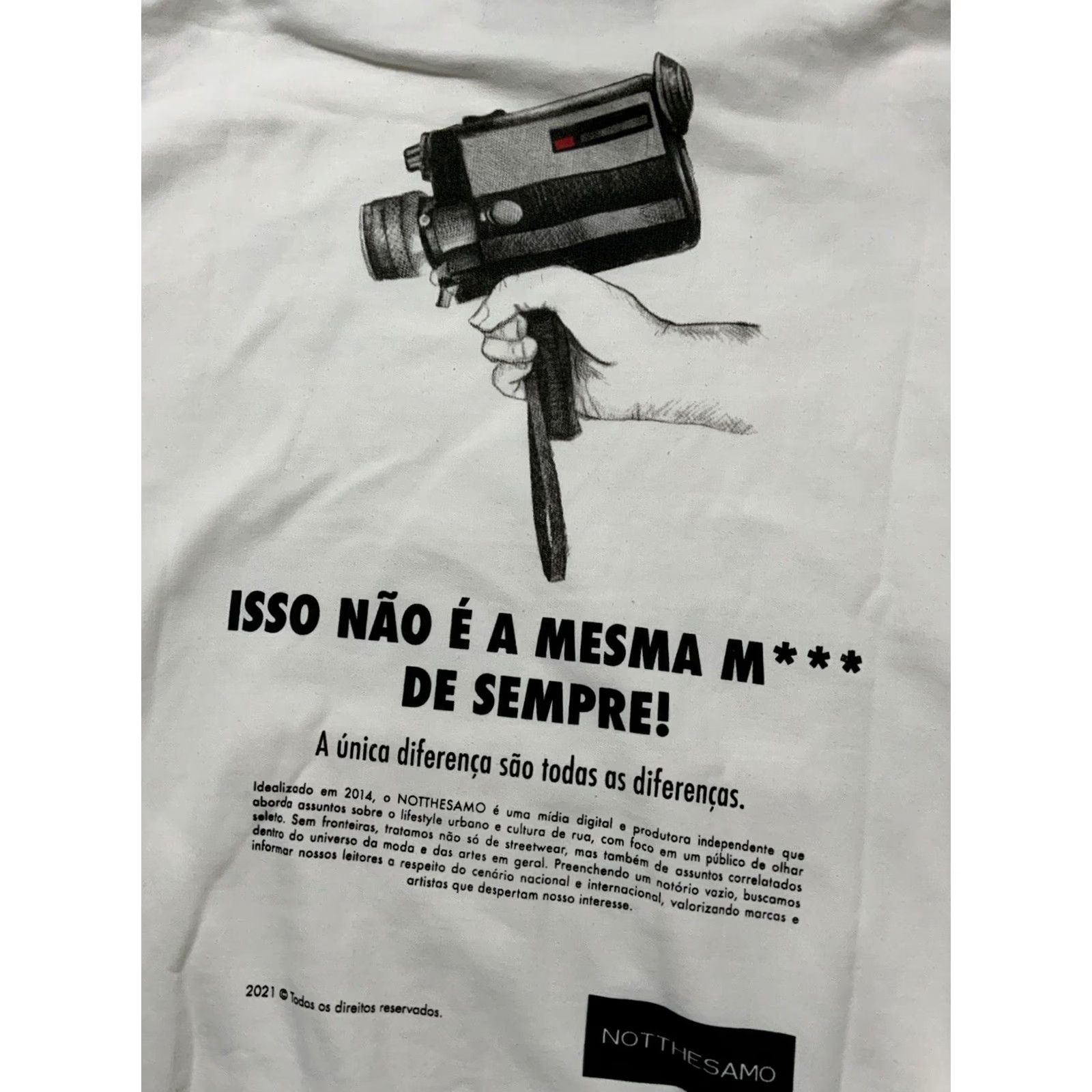 Vintage NTS Piet For Pedro Andrade 2021 Not The Samo Videographer Pullover Hoodie 2XL White Mens Size US XXL / EU 58 / 5 - 6 Thumbnail