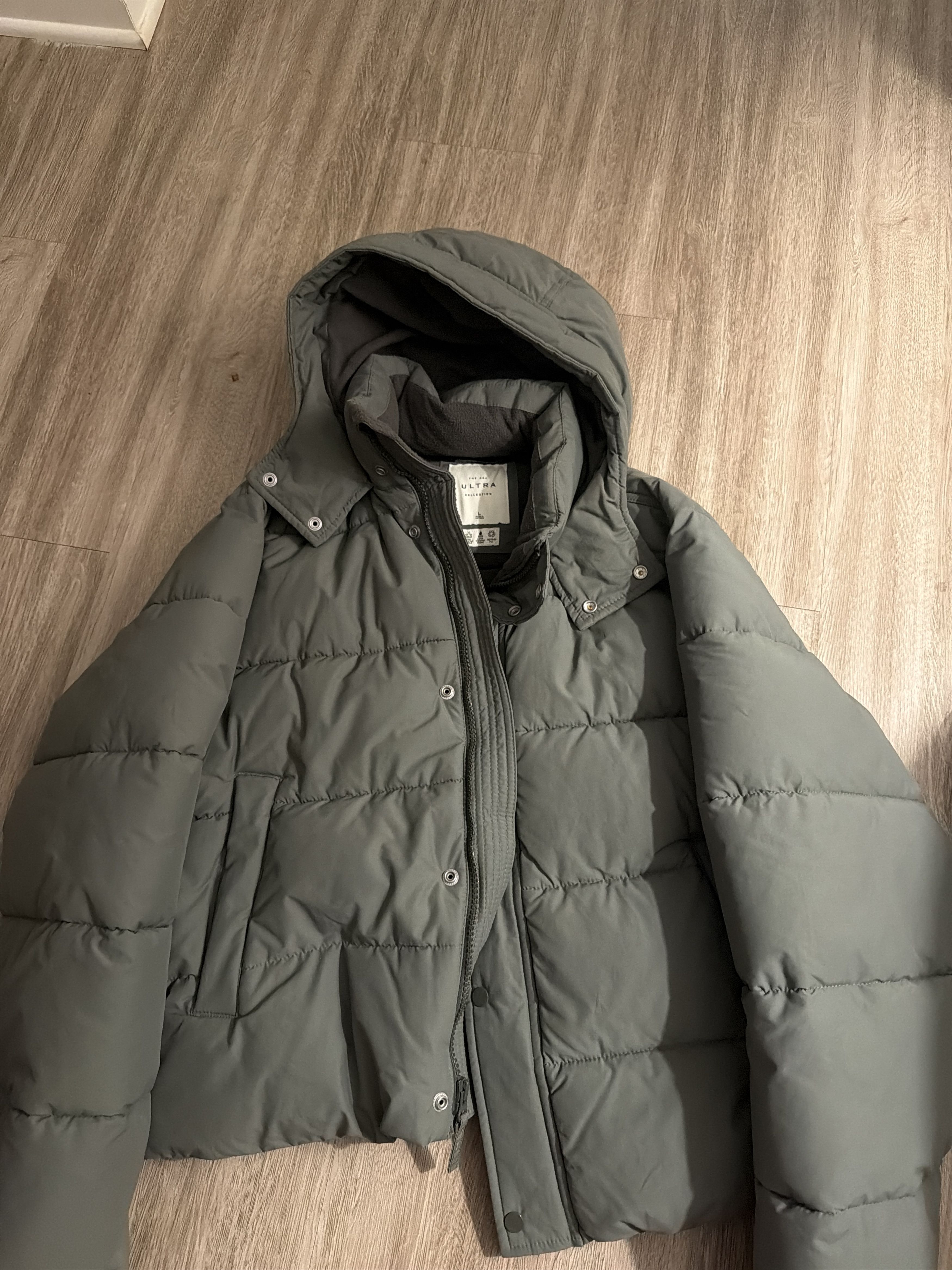 Abercrombie & Fitch Hooded Puffer, Cropped Size US L / EU 52-54 / 3 - 1 Thumbnail