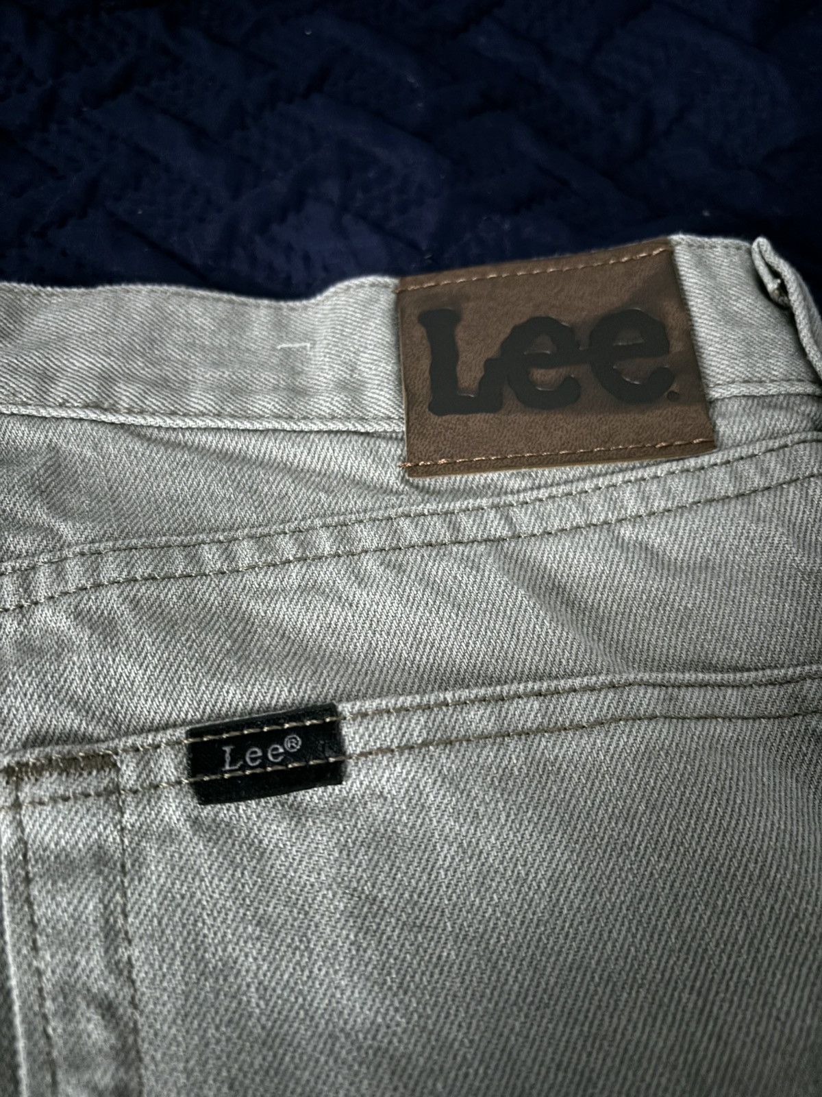 Lee Lee Regular Fit Grey Denim Jeans Size US 33 - 5 Thumbnail