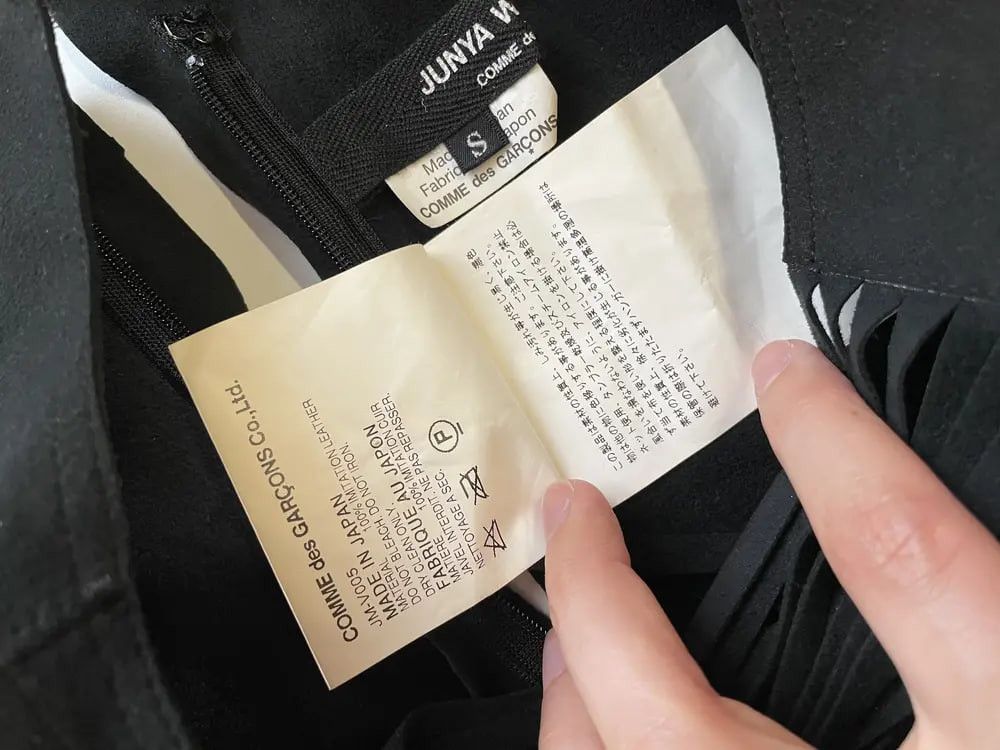 Comme des Garcons × Junya Watanabe Junya Watanabe Suedette Top SS14 Size S / US 4 / IT 40 - 4 Thumbnail