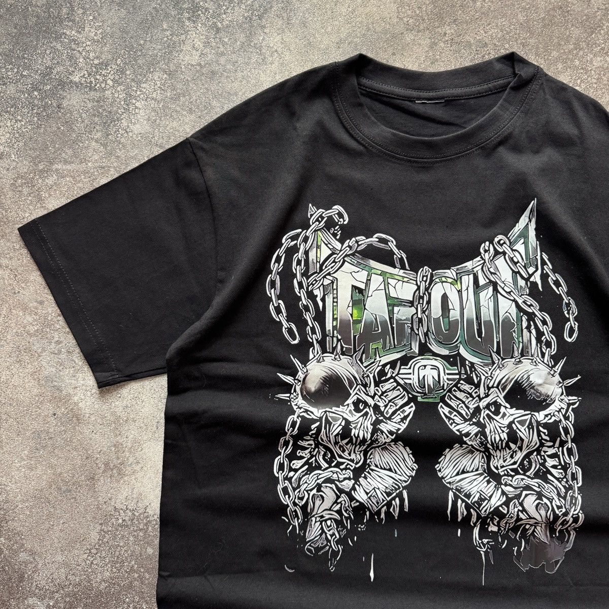 Tapout Tapout Vintage MMA Skull Print Y2K T-Shirt Size US M / EU 48-50 / 2 - 2 Thumbnail