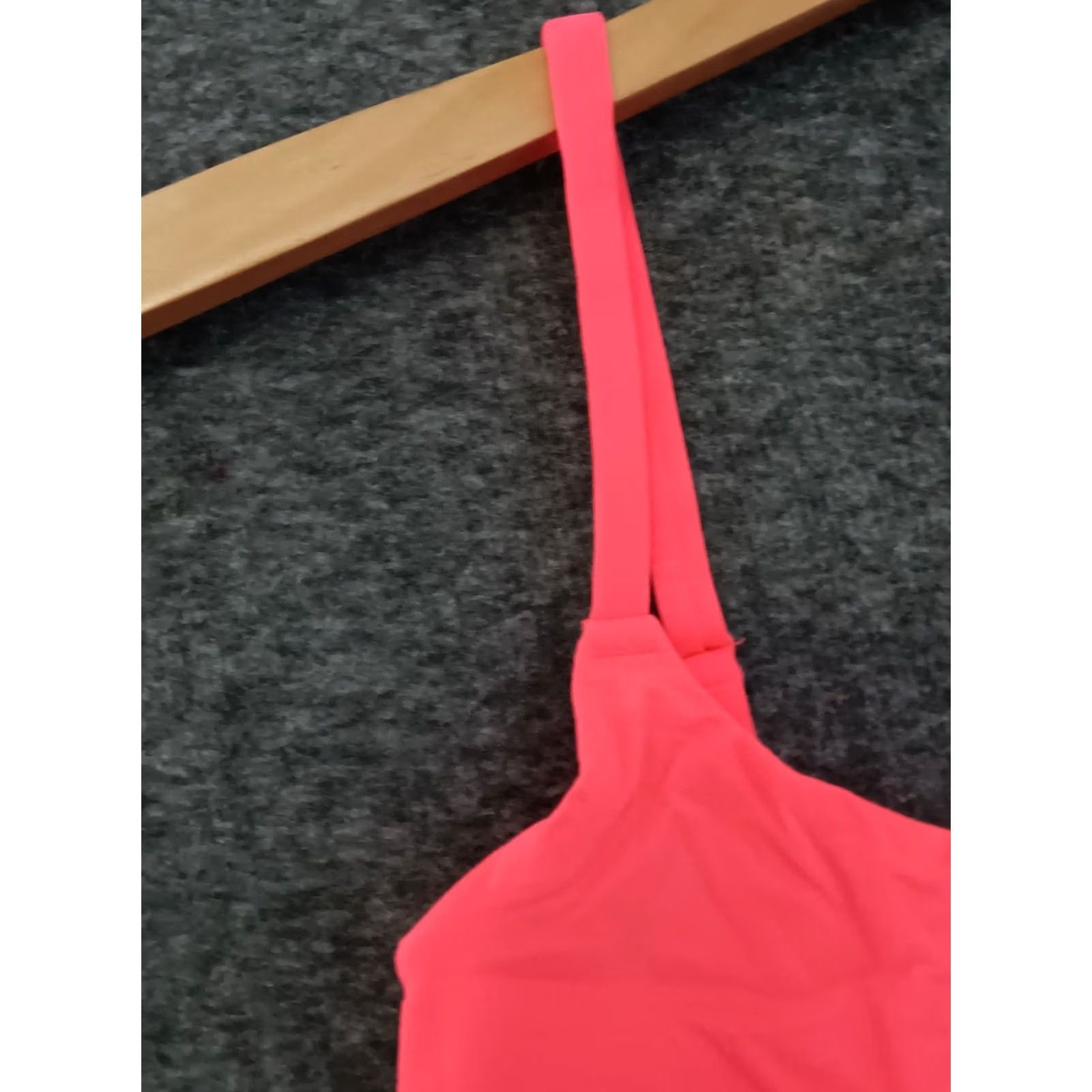 SKIMS SKIMS Bralette Shirt Womens XXS Nectarine Fits Everybody Scoop Neck Bra Size ONE SIZE - 3 Thumbnail