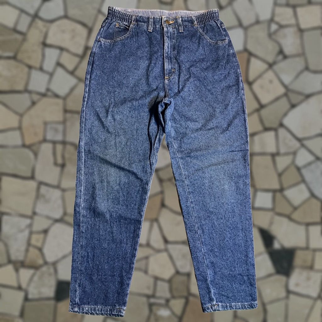 Vintage VINTAGE L.L.Bean Relaxed Denim Jeans Women 12 Regular Blue 27 Inseam 5-Pocket Size 34" / US 12 / IT 48 - 1 Thumbnail