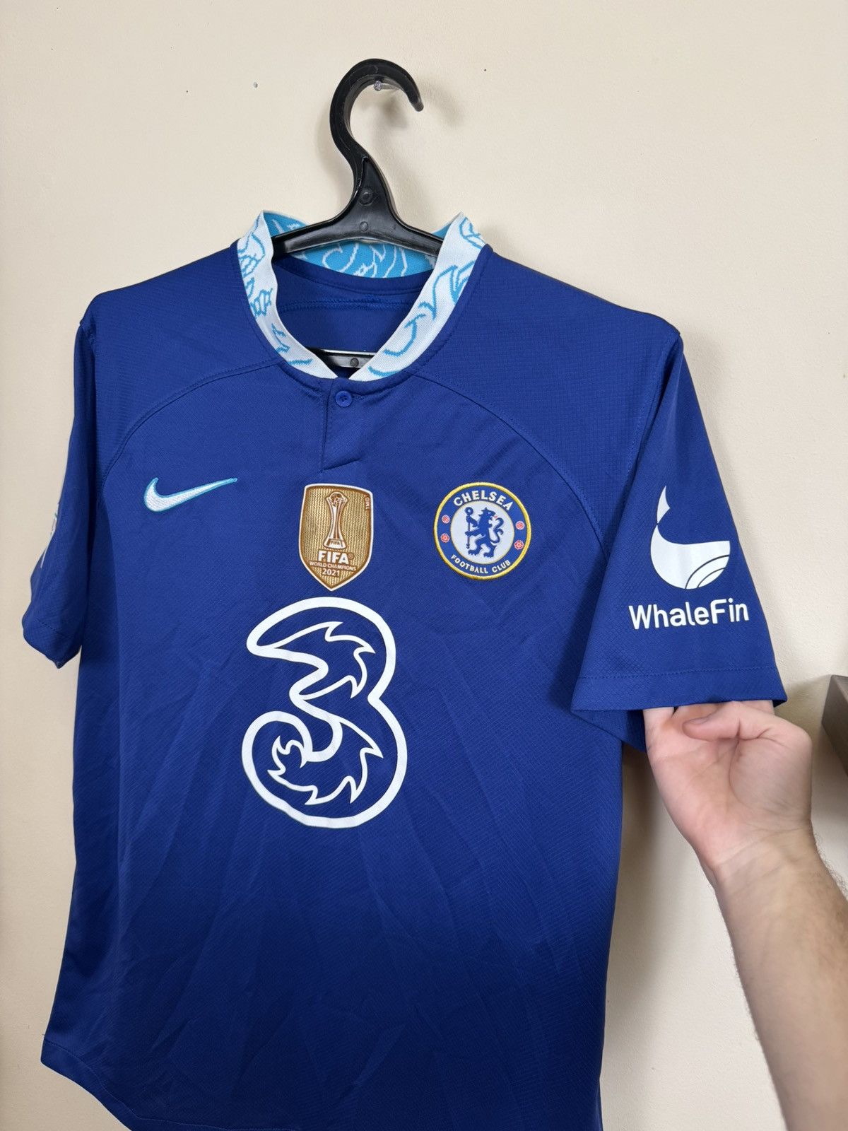Nike Nike Chelsea Jersey 2022-23 Home L Mens Fifa World Champions Size US L / EU 52-54 / 3 - 9 Thumbnail