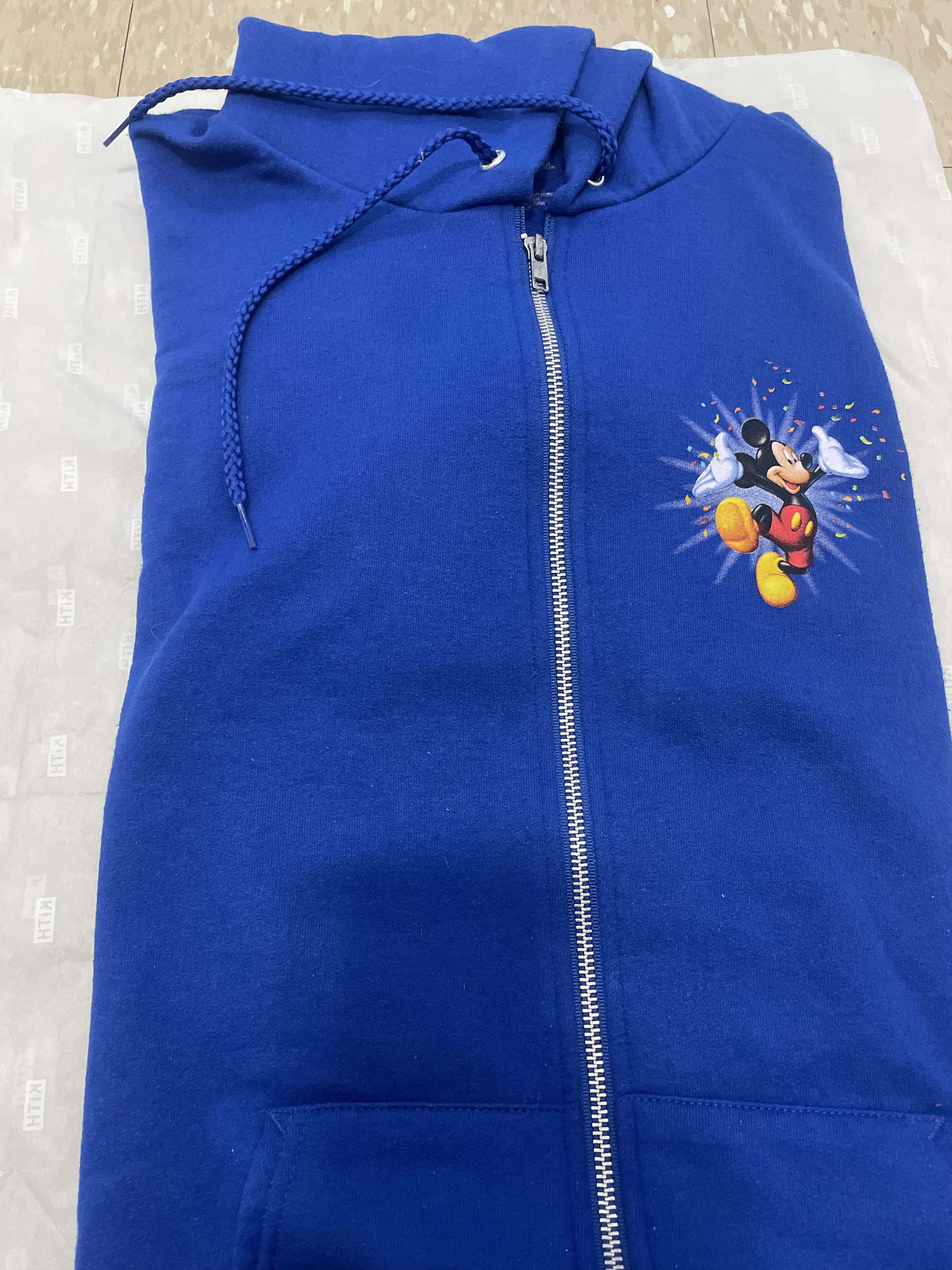 Disney Disneyland Resort Hoodie Adult Size Medium Blue Zip Up Size US M / EU 48-50 / 2 - 8 Thumbnail