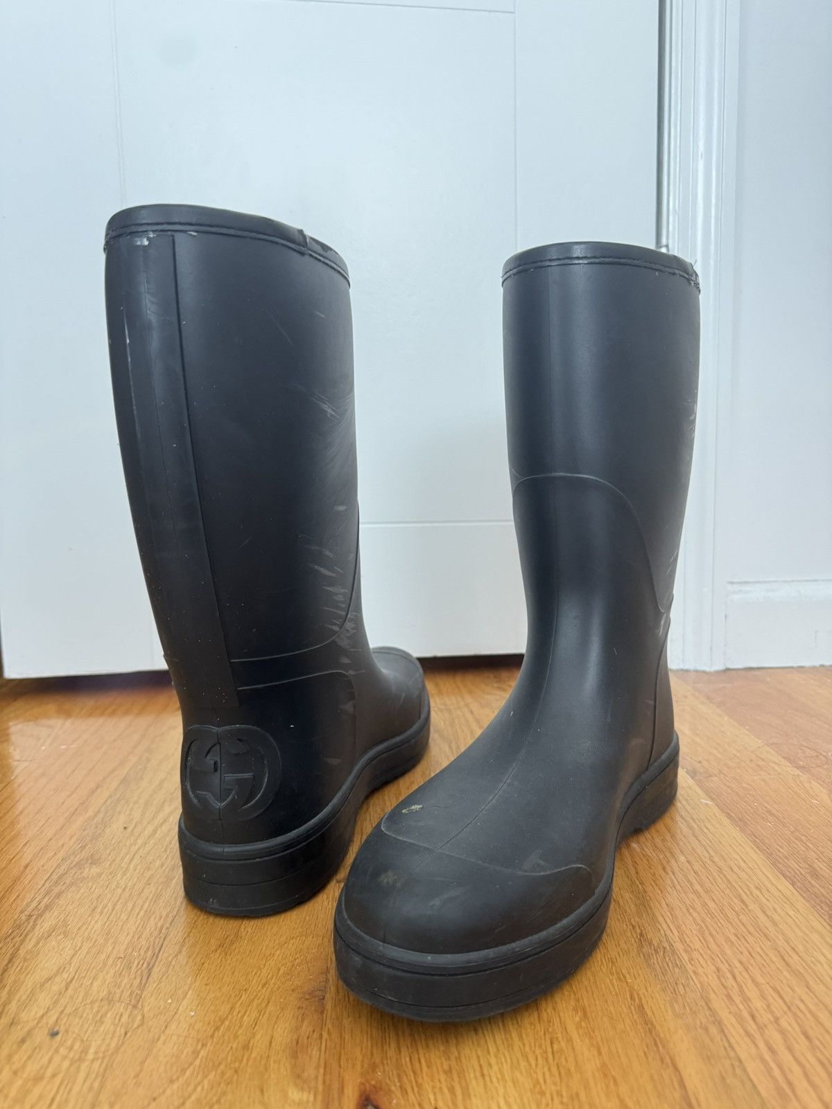 Gucci Gucci rubber rain boots Size US 11 / EU 44 - 1 Thumbnail