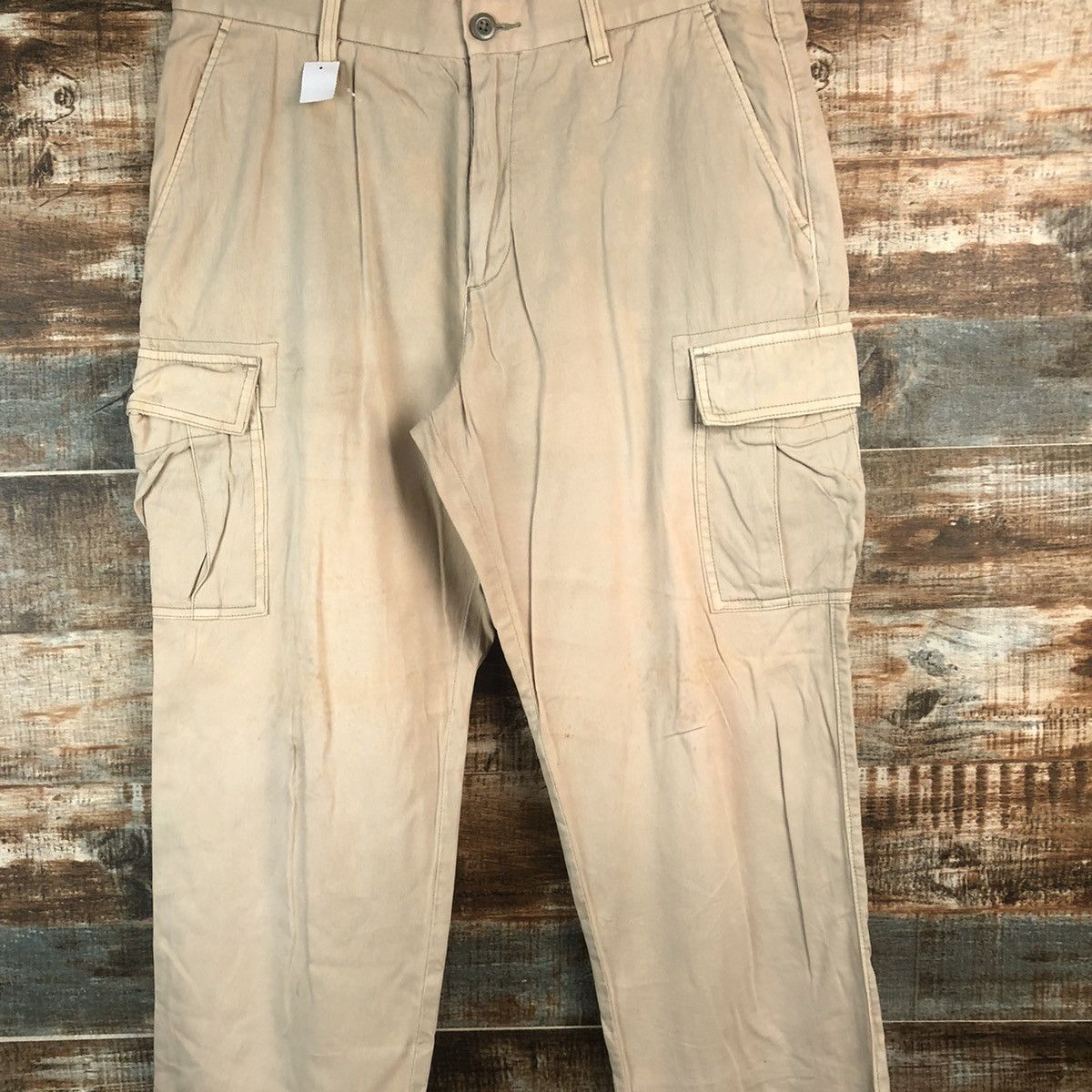Other DL Uniqlo Brown Cargo Mutlipocket Pants #C711 Size US 34 / EU 50 - 5 Thumbnail