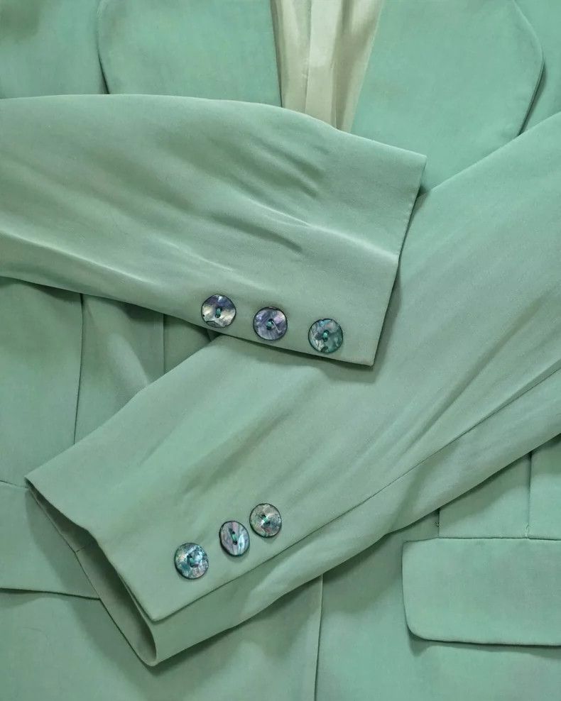 Kenzo KENZO Round collar silk suit Size XS / US 0-2 / IT 36-38 - 7 Thumbnail