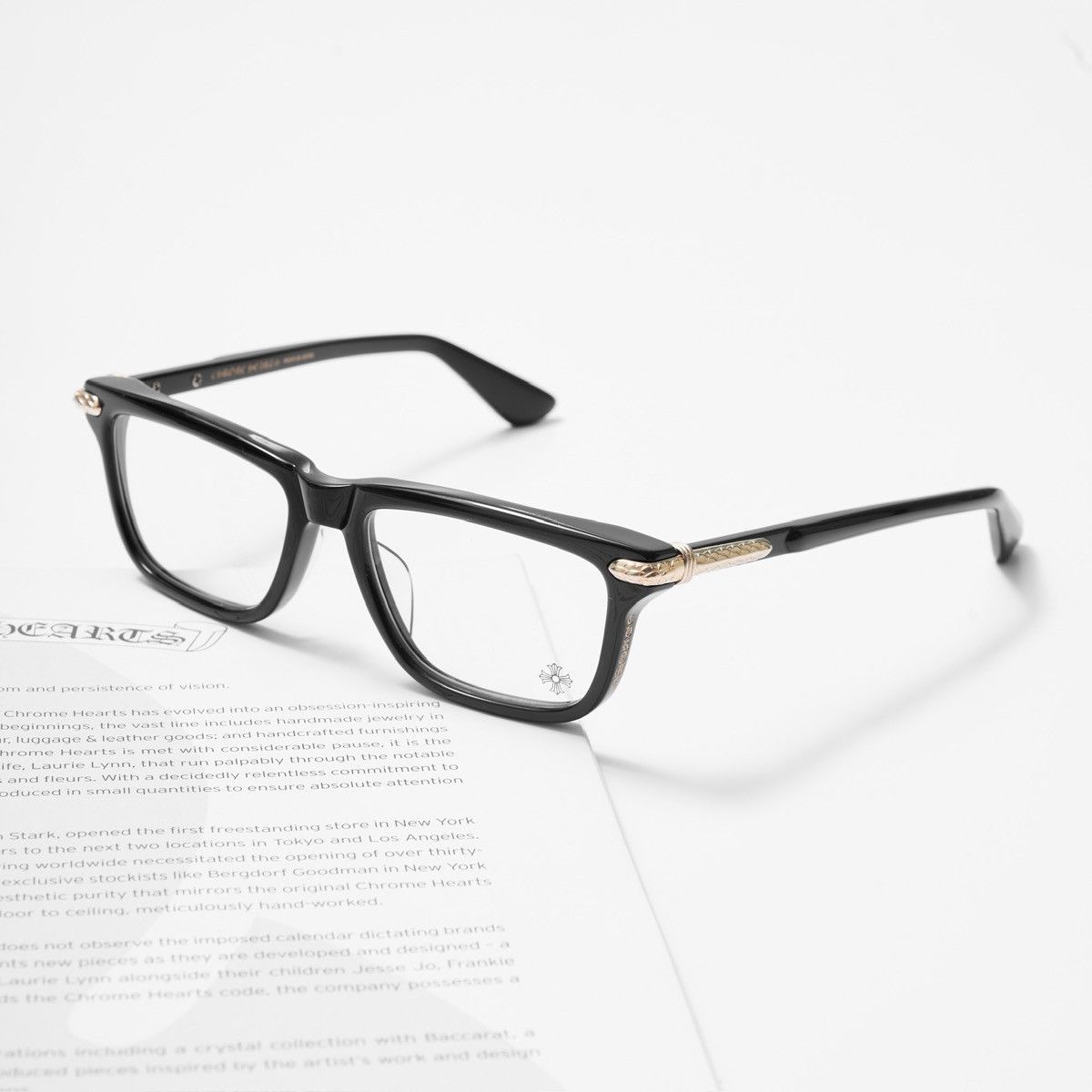 Chrome Hearts CHROME HEARTS LITTLE DINGER BLACK- 18KGP GLASSES Size ONE SIZE - 1 Thumbnail
