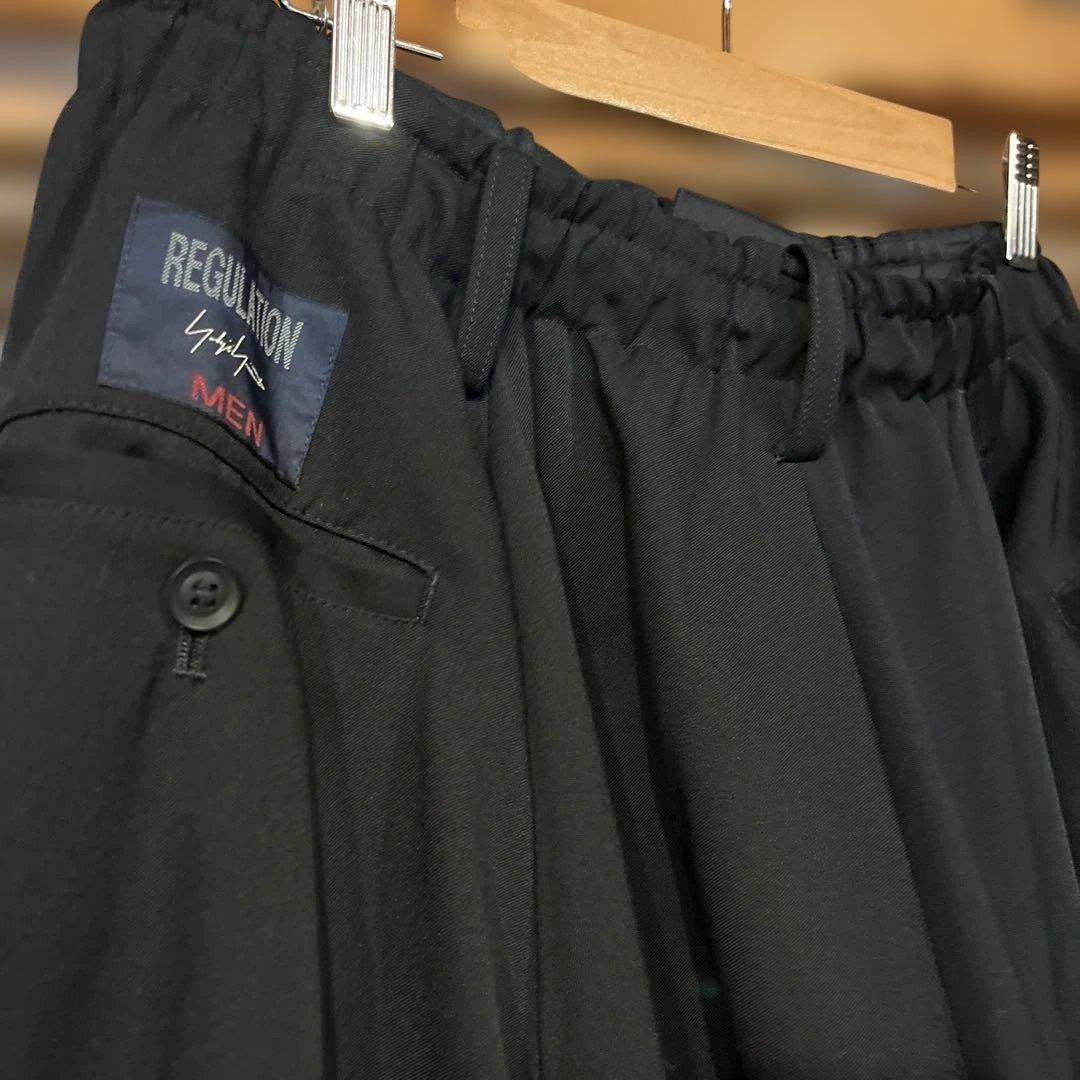 Yohji Yamamoto yohji yamamoto POUR HOMME/Crow Pants 3 Re-gabardine Size US 30 / EU 46 - 5 Thumbnail