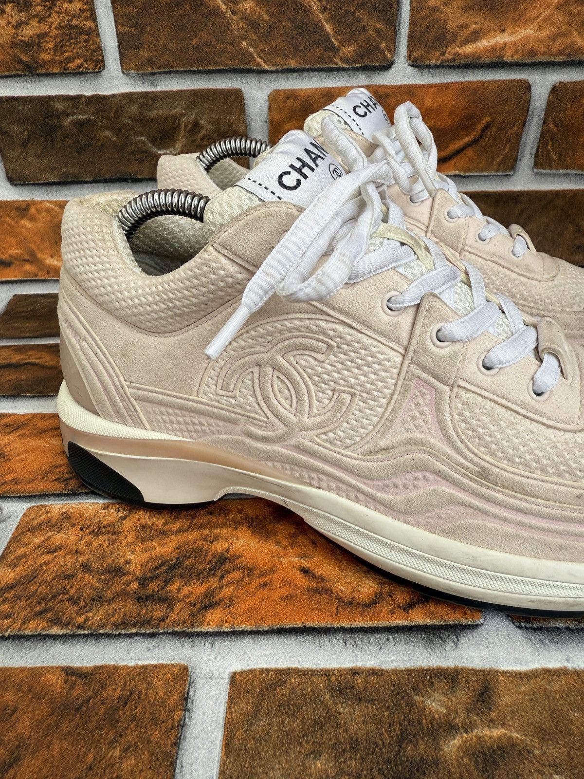 Chanel 🔥CC Logo trainers Size US 7.5 / IT 37.5 - 15 Thumbnail